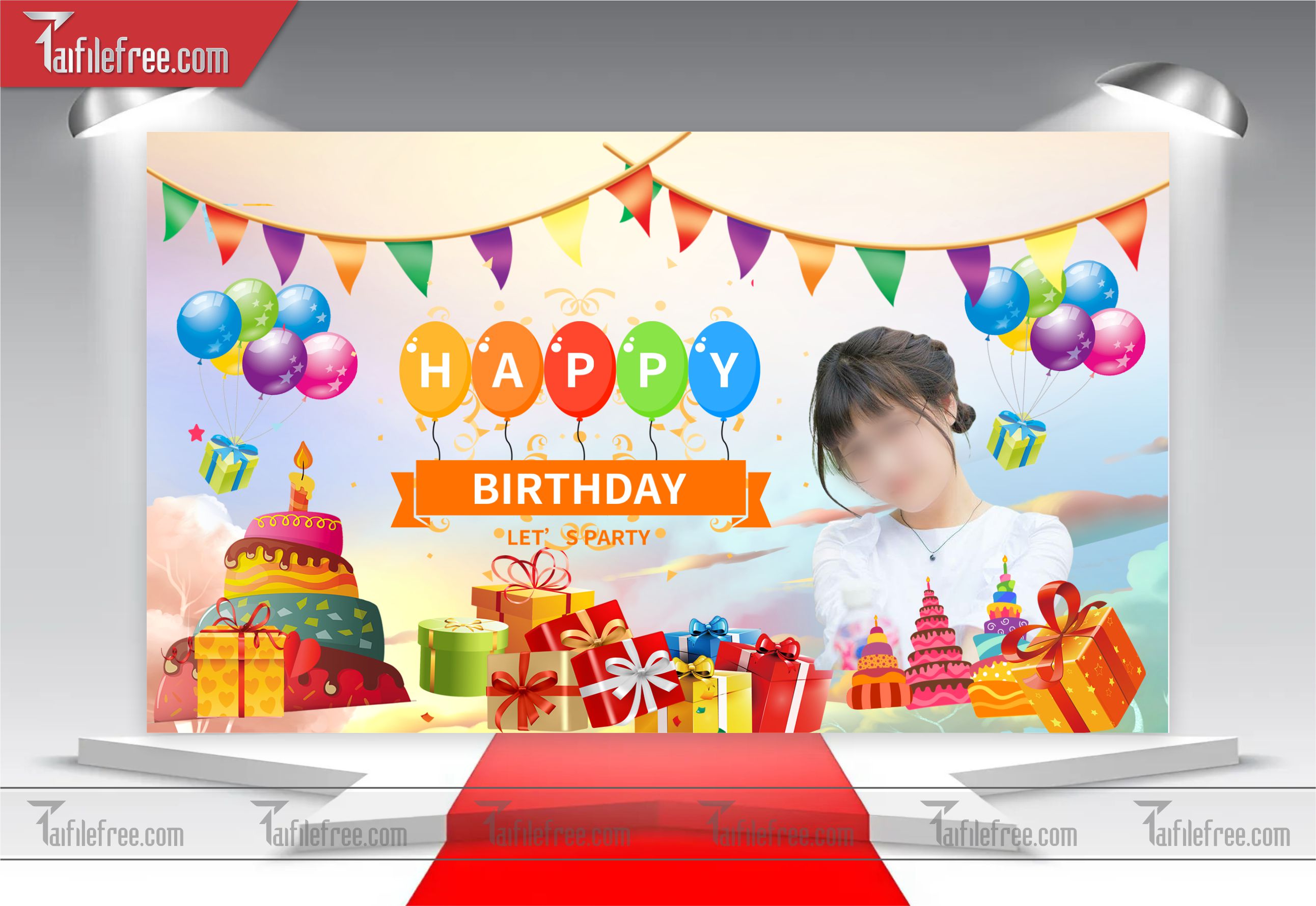 Mẫu Backdrop, Background Sinh Nhật Đẹp - Sang Trọng SNA21