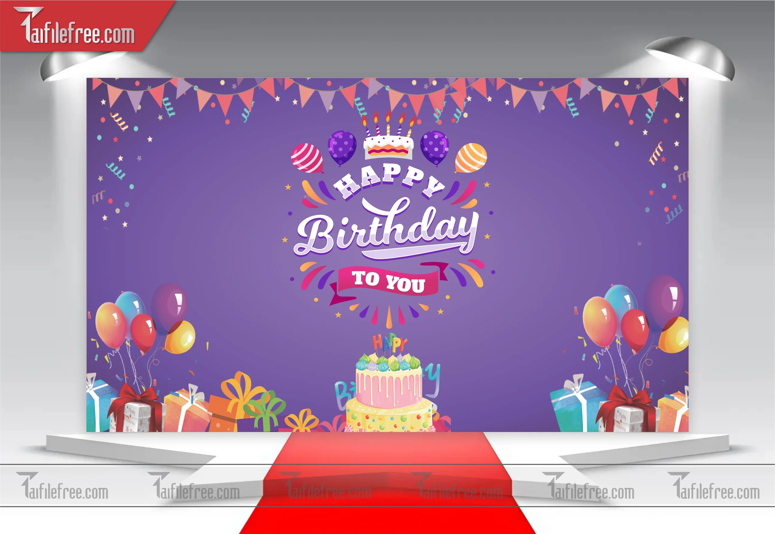 Mẫu Backdrop, Background Sinh Nhật Đẹp - Sang Trọng SNA25