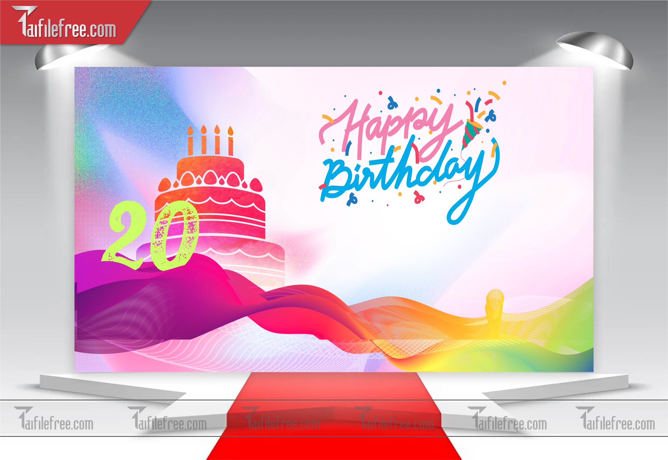 Mẫu Backdrop, Background Sinh Nhật Đẹp - Sang Trọng SNA33