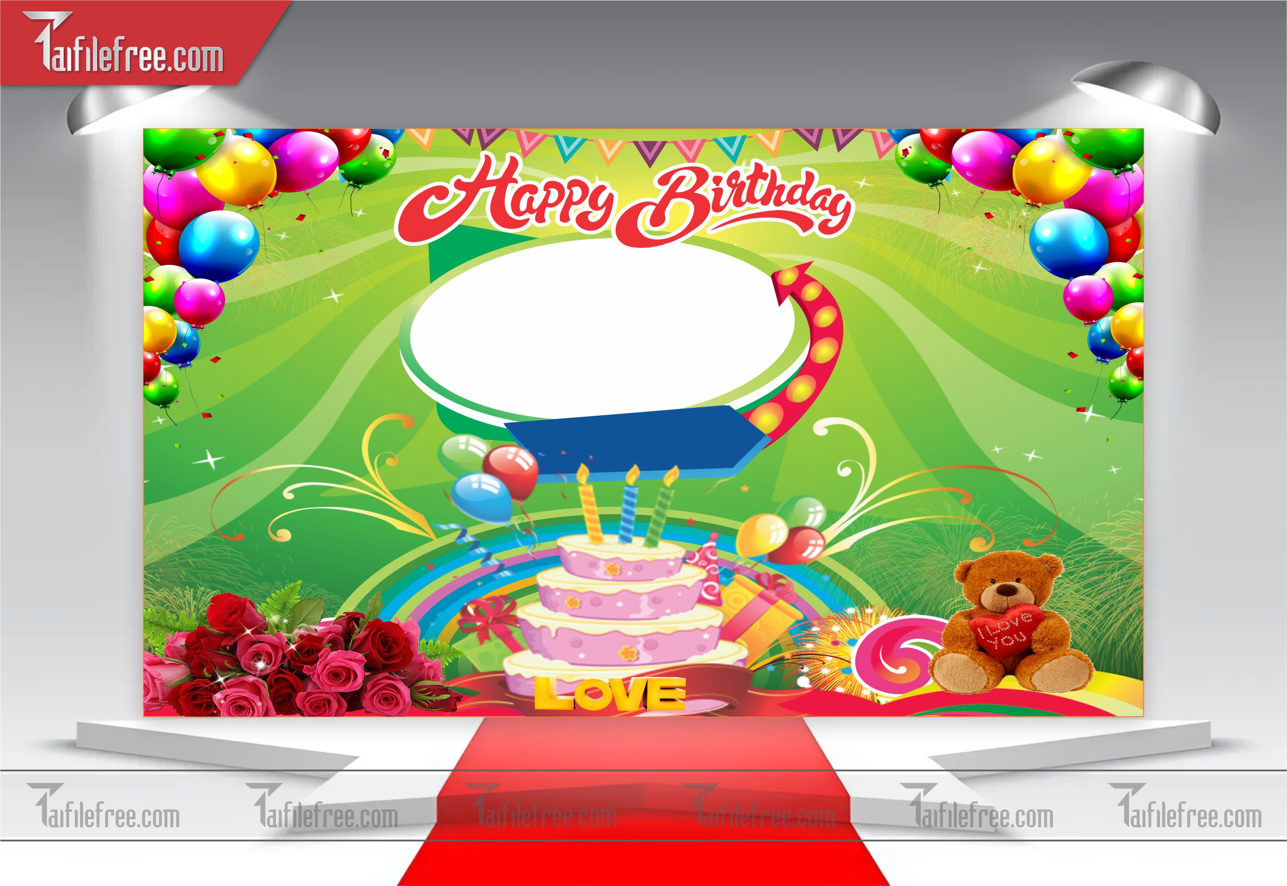 Mẫu Backdrop, Background Sinh Nhật Đẹp - Sang Trọng SNA35