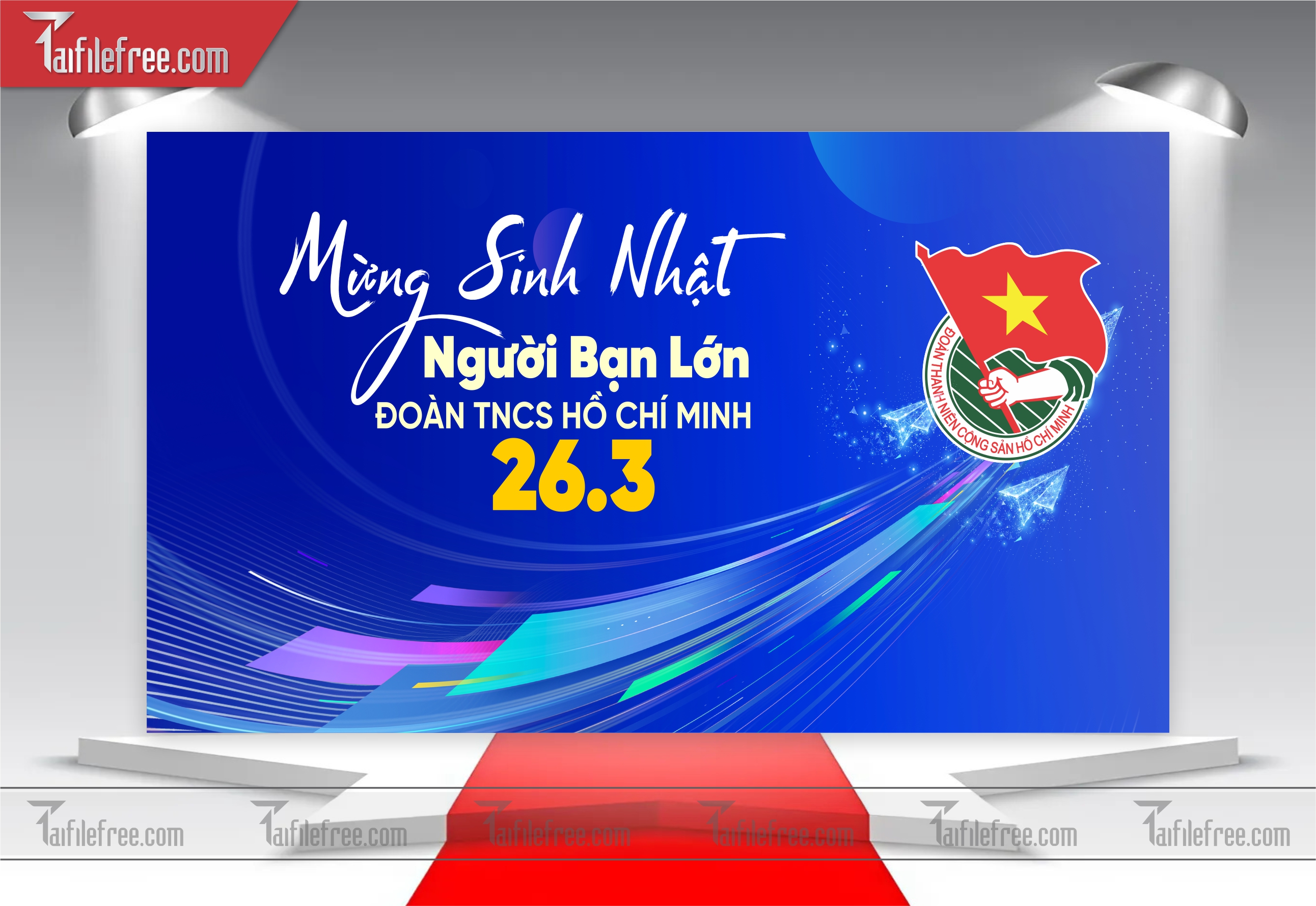 Mẫu Backdrop, Background Sinh Nhật Đẹp - Sang Trọng SNA40