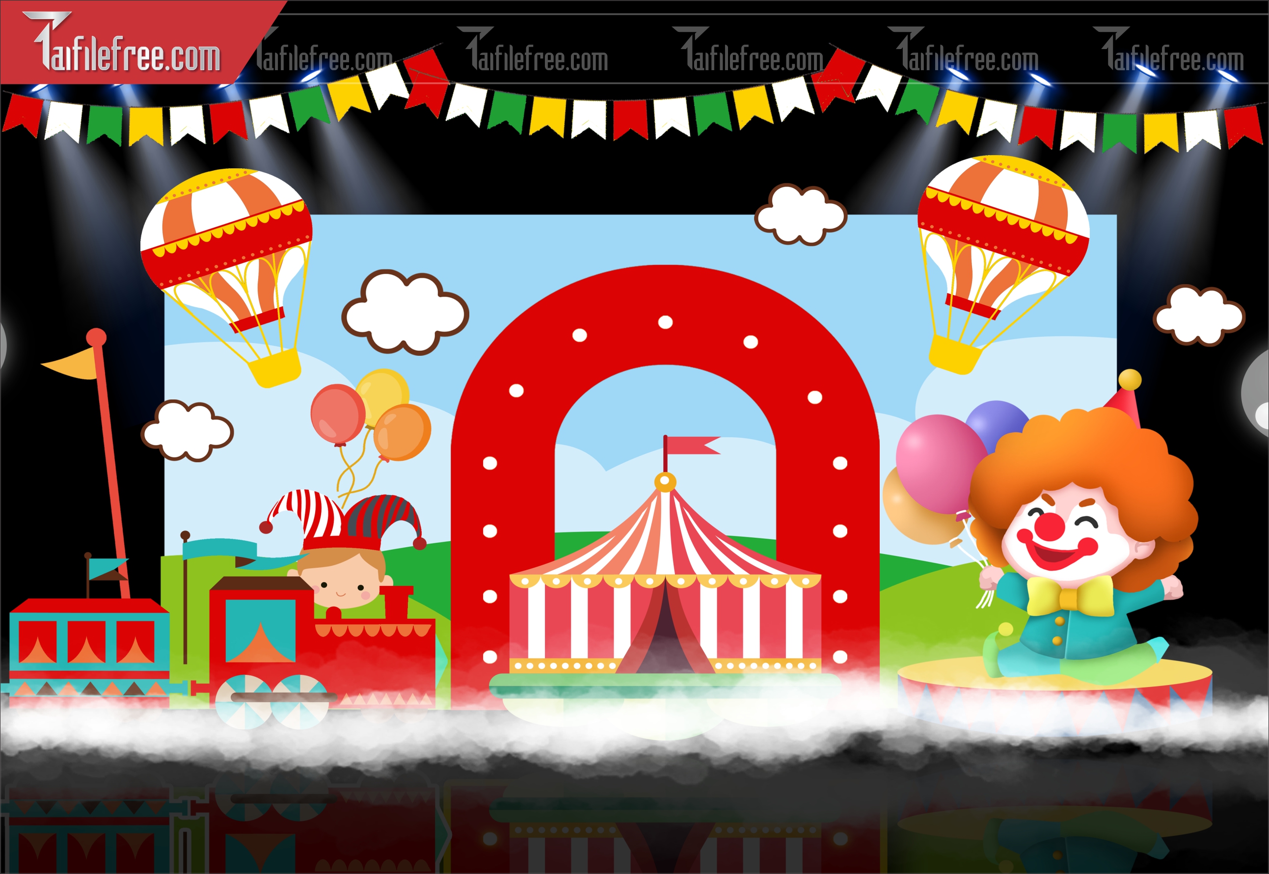 Mẫu Backdrop, Background Sân Khấu Sinh Nhật Đẹp - Sang Trọng SNA76