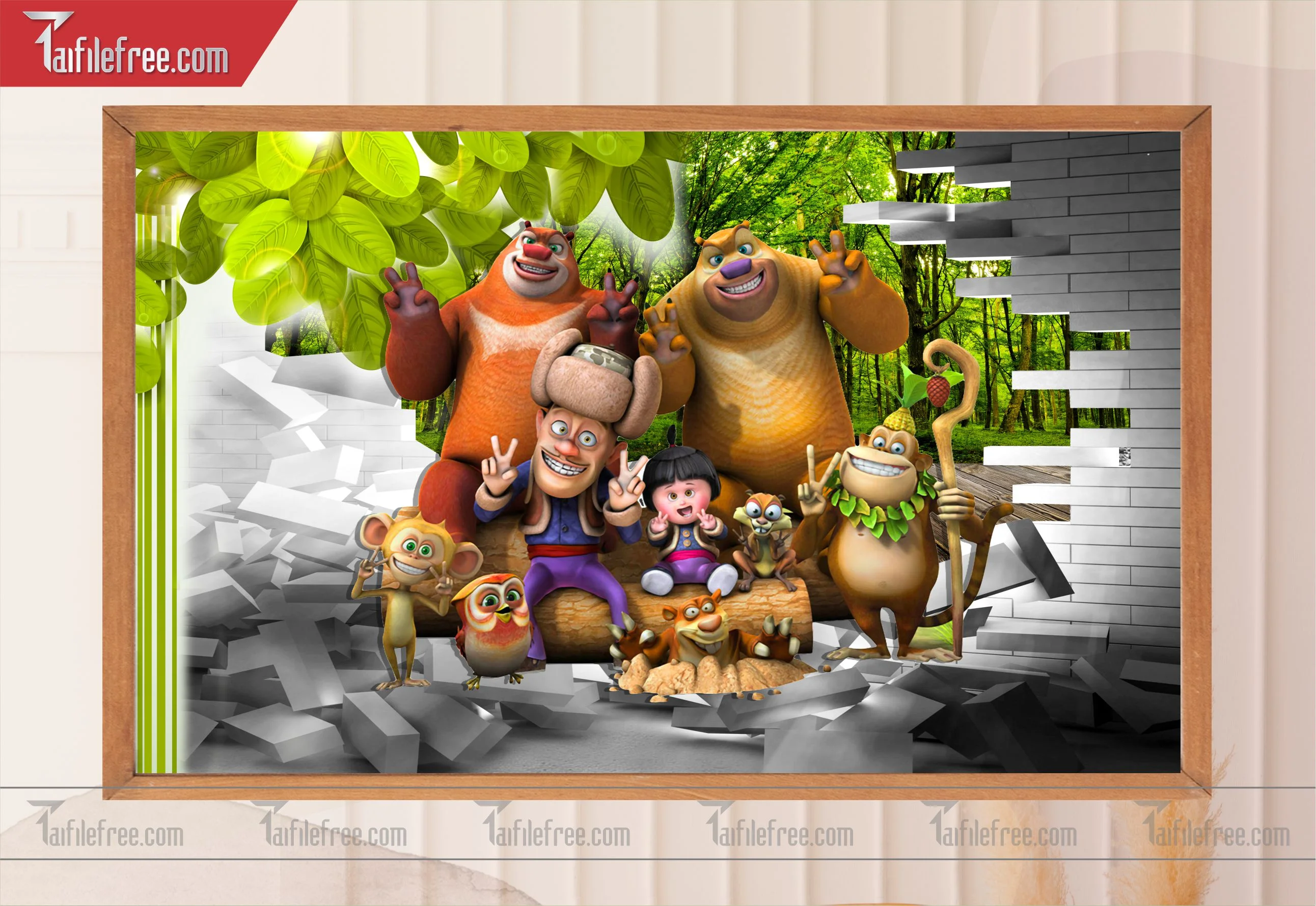 Mẫu Tranh Trang Trí Phòng Ngủ Bé Yêu_TB05