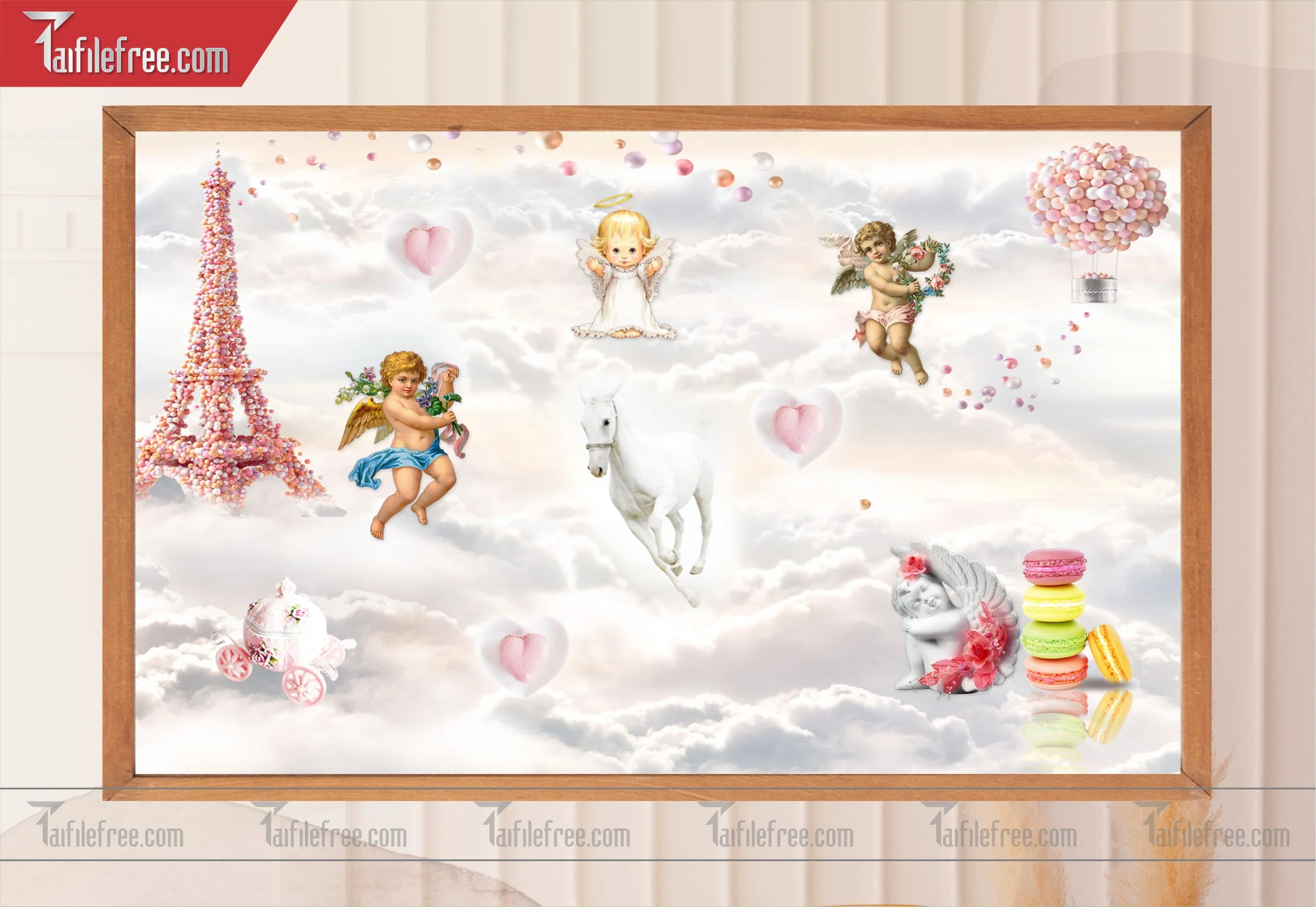 Mẫu Tranh Trang Trí Phòng Ngủ Bé Yêu_TB36