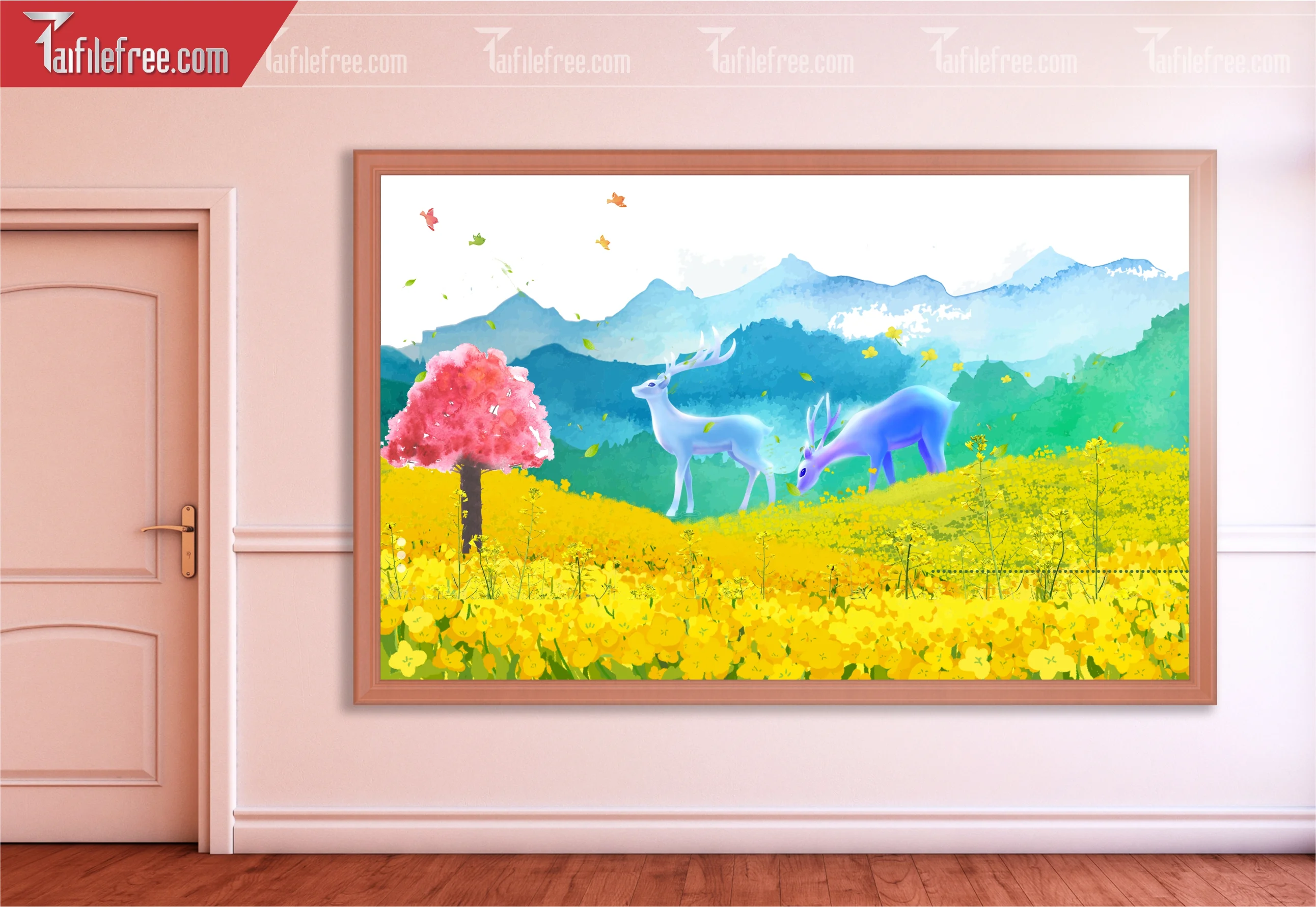 Mẫu Tranh Trang Trí Phòng Ngủ Bé Yêu_TB39