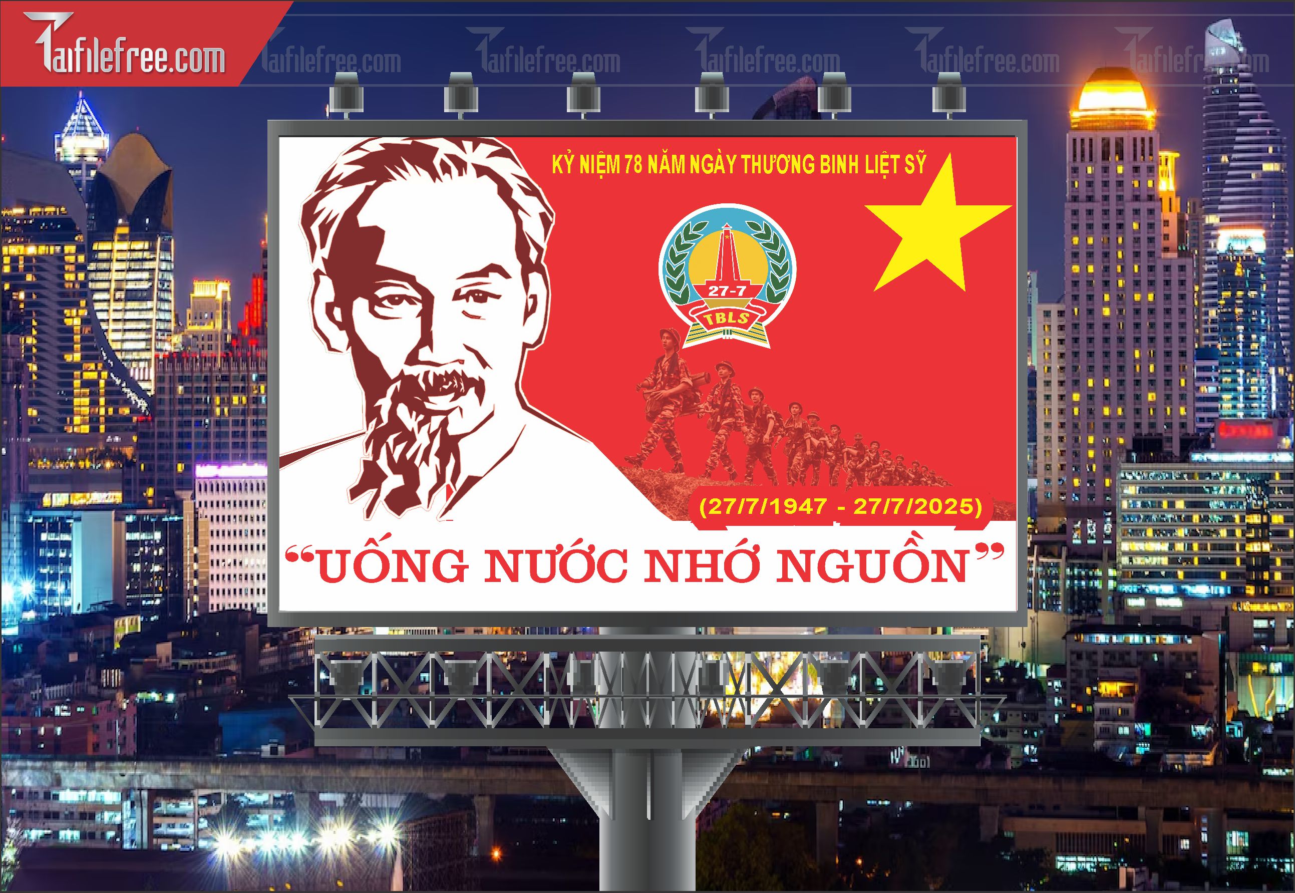 Tranh Cổ Động Kỷ Niệm Ngày Thương Binh Liệt Sĩ_TBS41