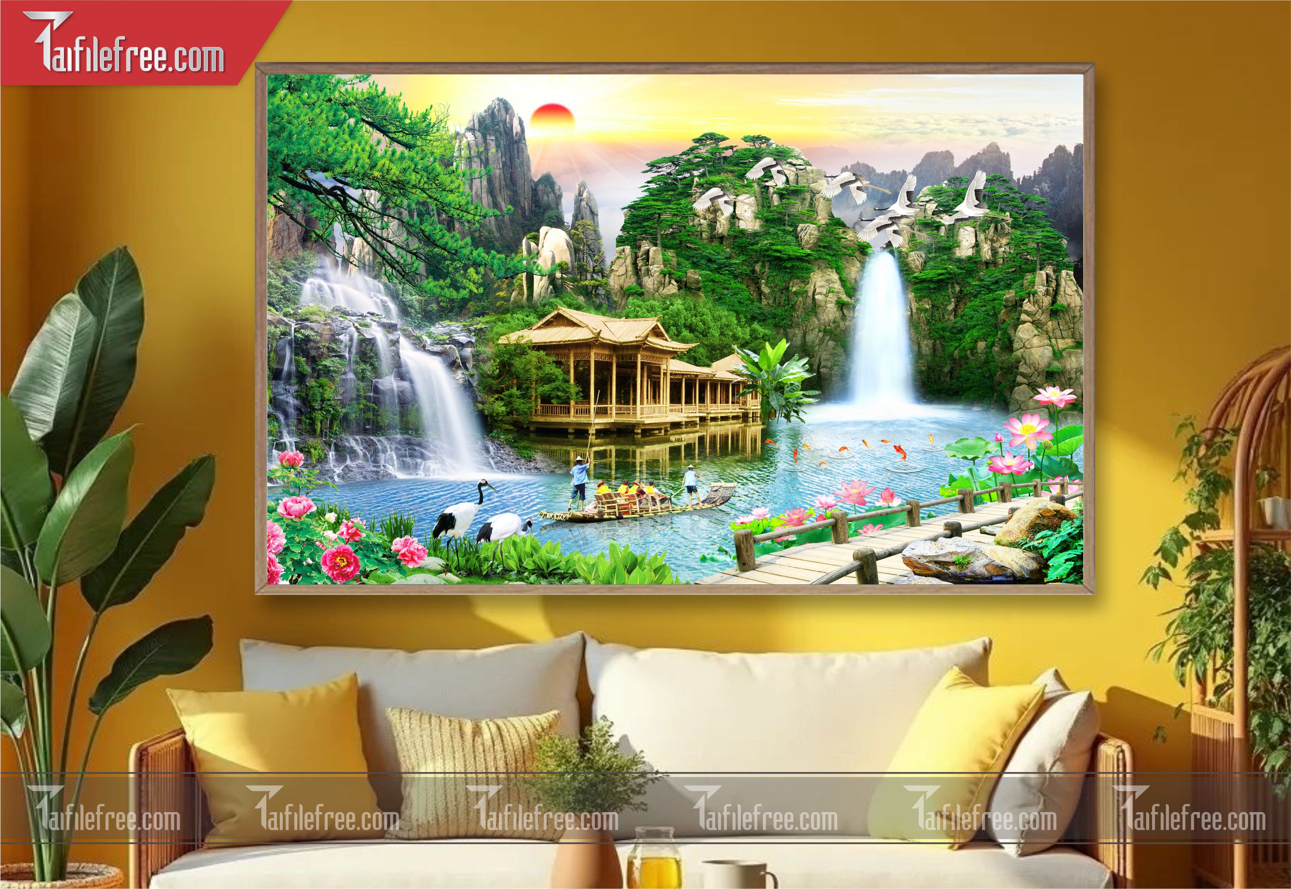 Tranh Phong Cảnh Đẹp, Tranh Sơn Thủy TC03