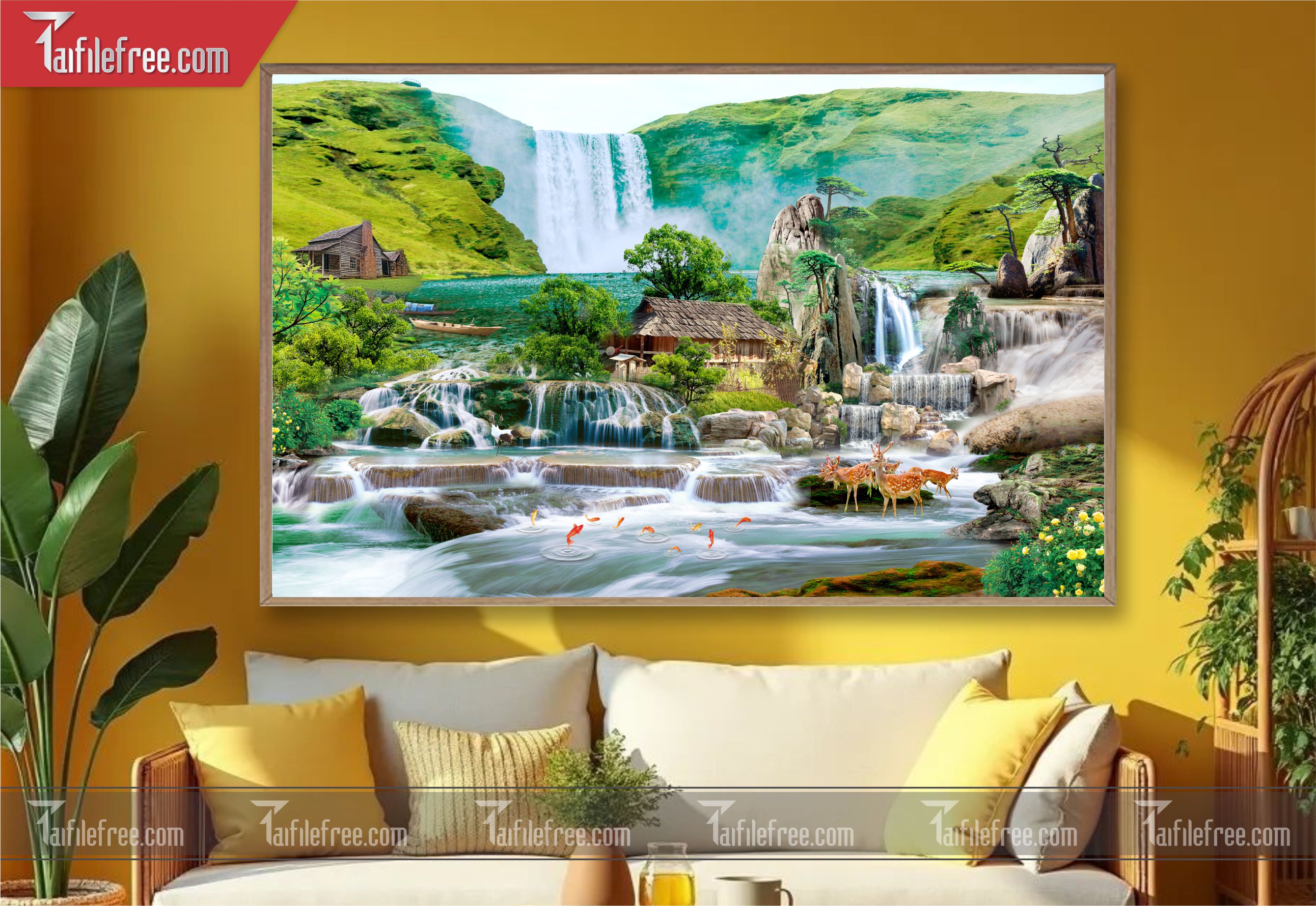 Tranh Phong Cảnh Đẹp, Tranh Sơn Thủy TC04