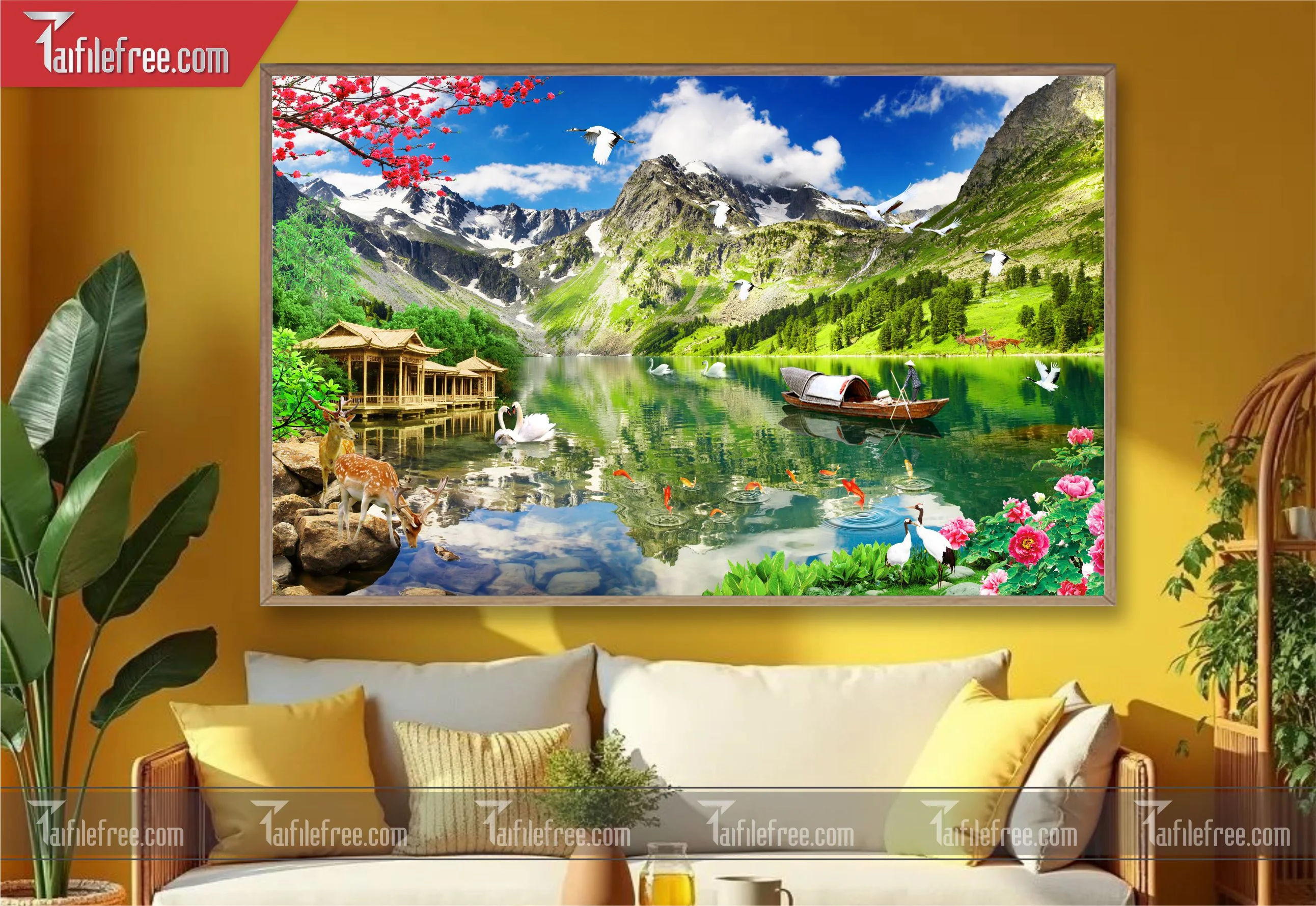 Tranh Phong Cảnh Đẹp, Tranh Sơn Thủy TC05