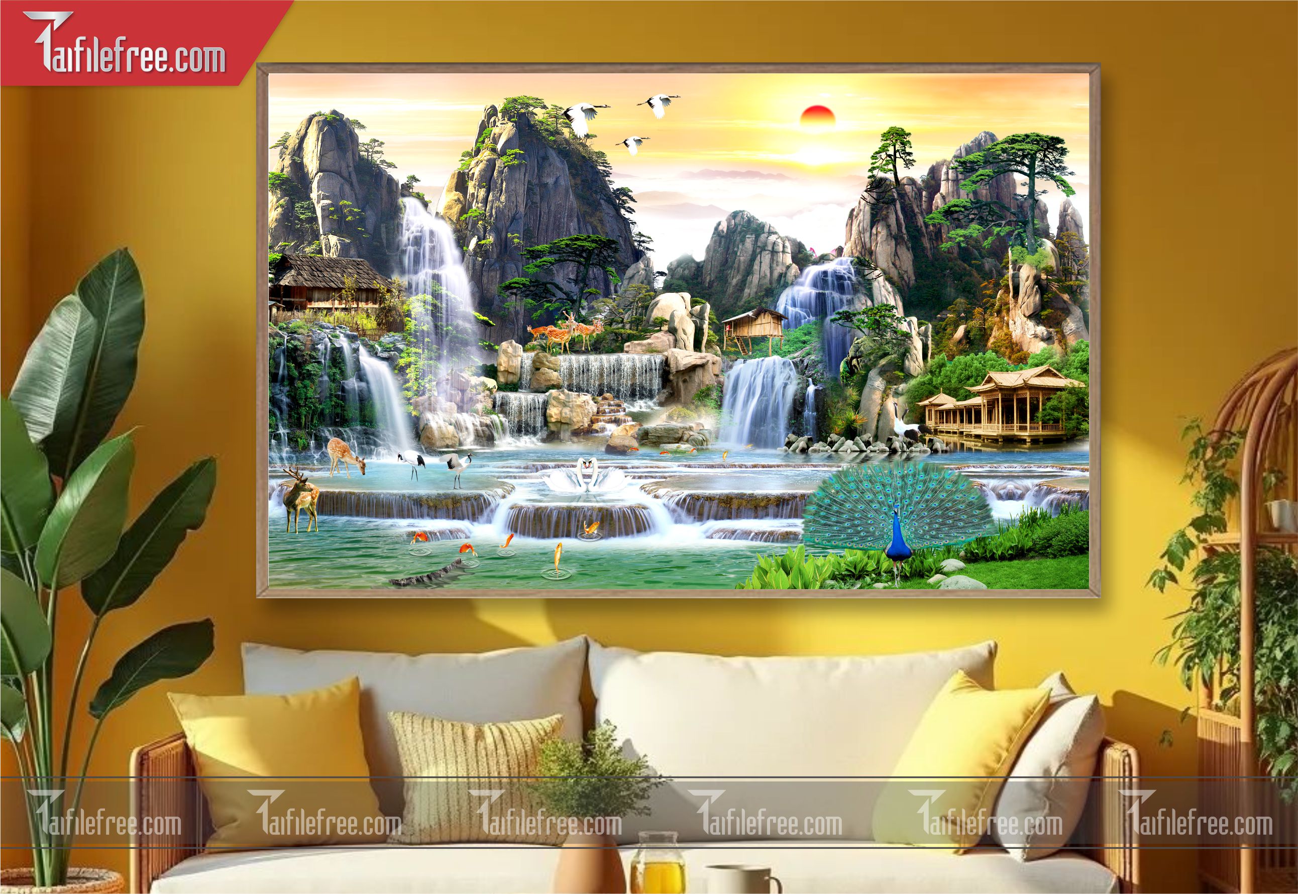 Tranh Phong Cảnh Đẹp, Tranh Sơn Thủy TC06