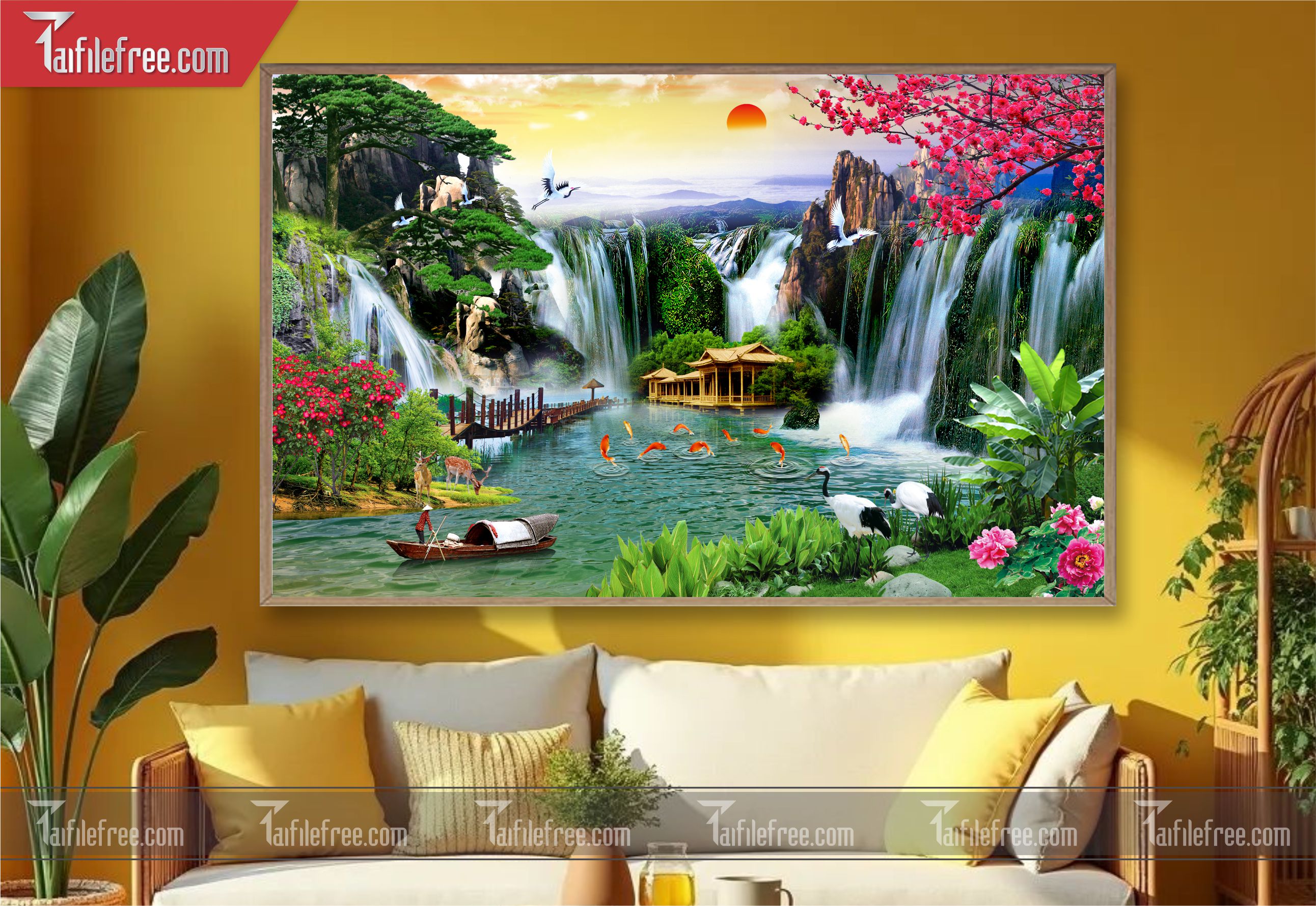 Tranh Phong Cảnh Đẹp, Tranh Sơn Thủy TC09