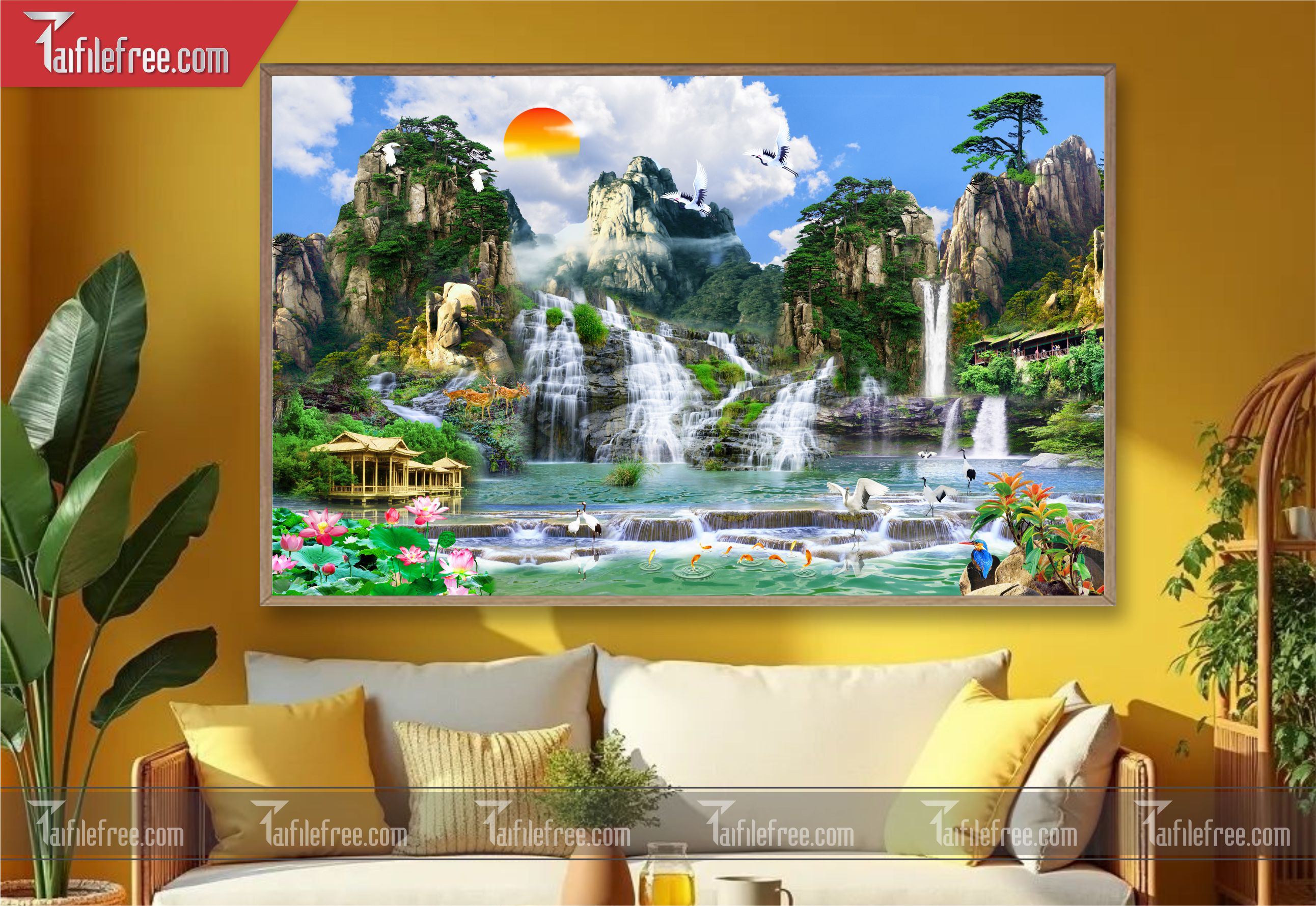 Tranh Phong Cảnh Đẹp, Tranh Sơn Thủy TC12