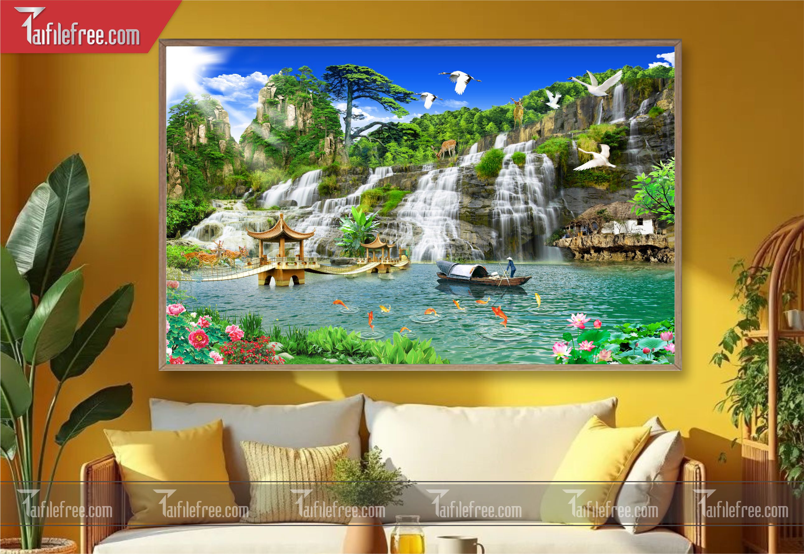 Tranh Phong Cảnh Đẹp, Tranh Sơn Thủy TC13