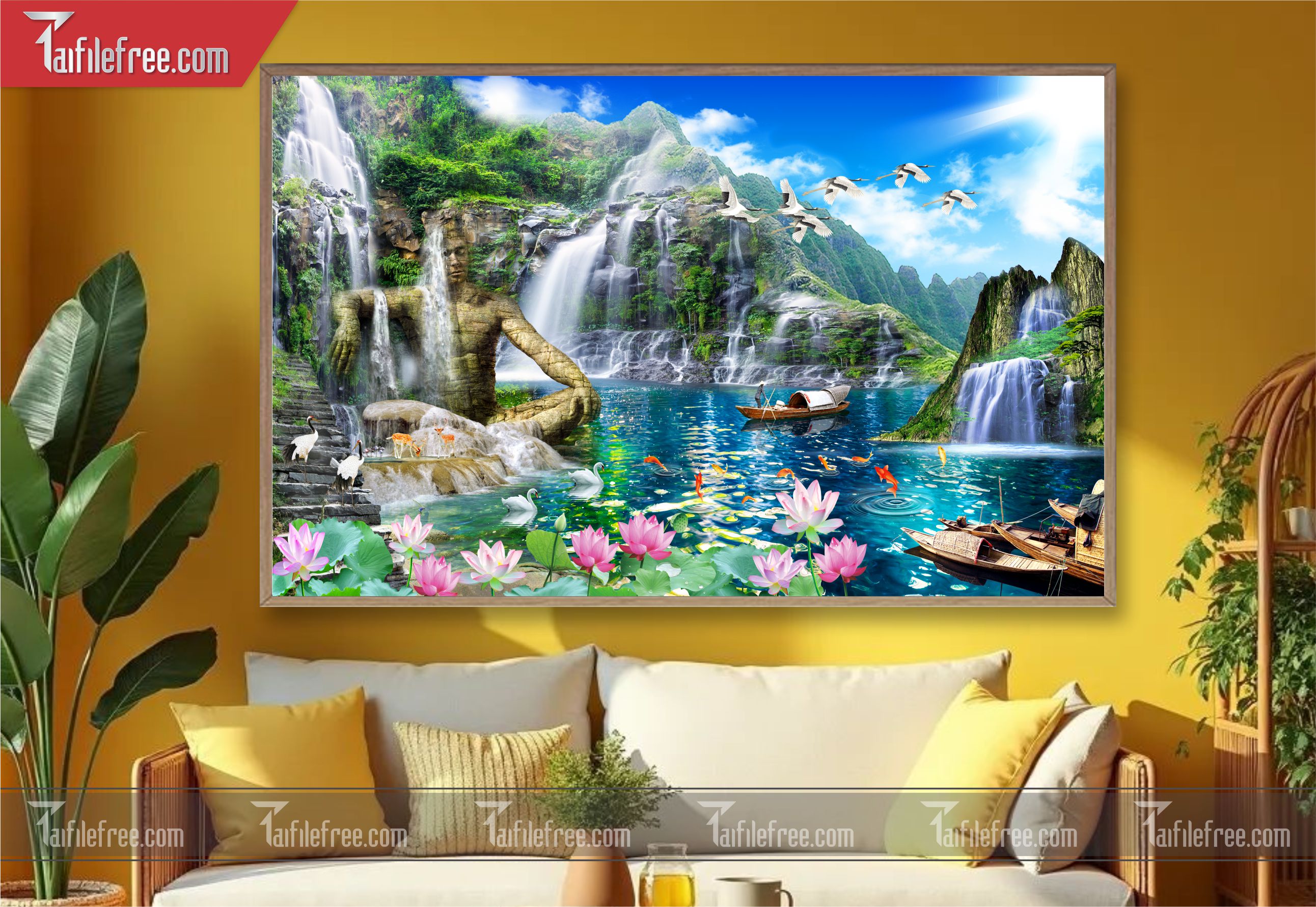 Tranh Phong Cảnh Đẹp, Tranh Sơn Thủy TC14