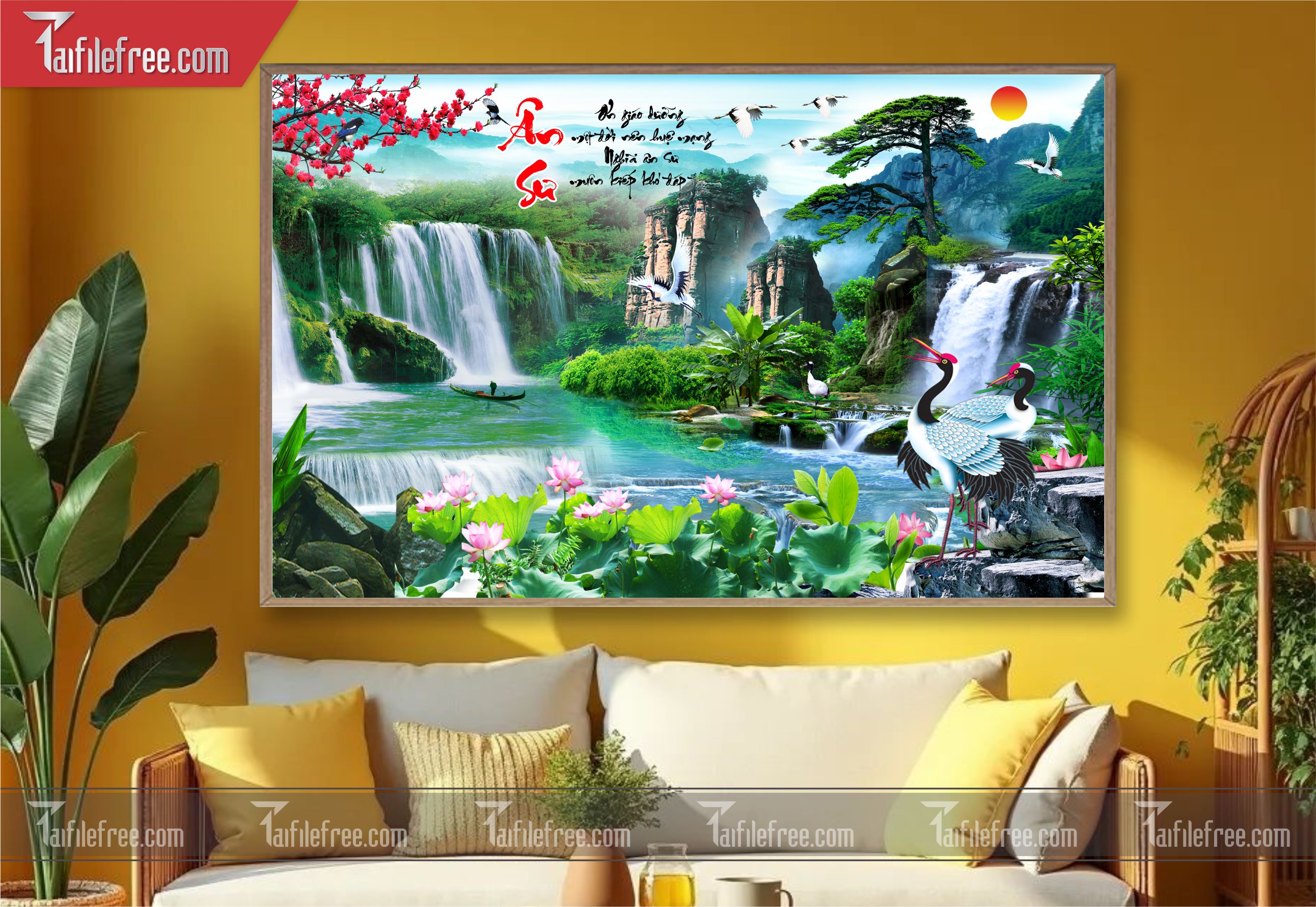Tranh Phong Cảnh Đẹp, Tranh Sơn Thủy TC17