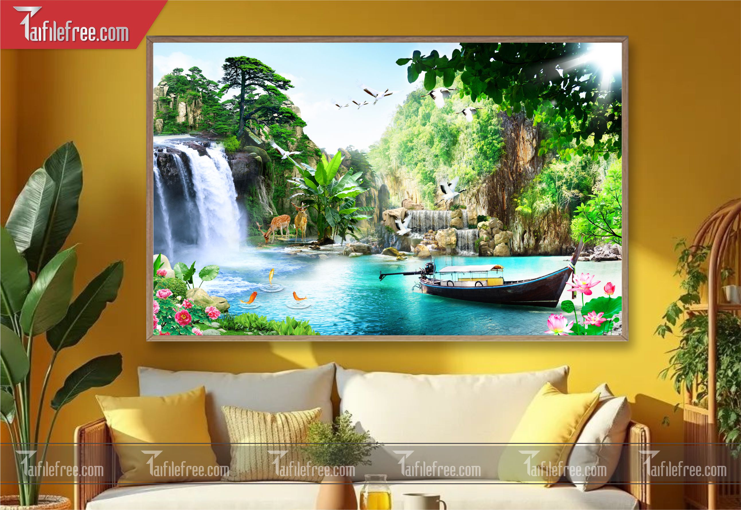 Tranh Phong Cảnh Đẹp, Tranh Sơn Thủy TC20