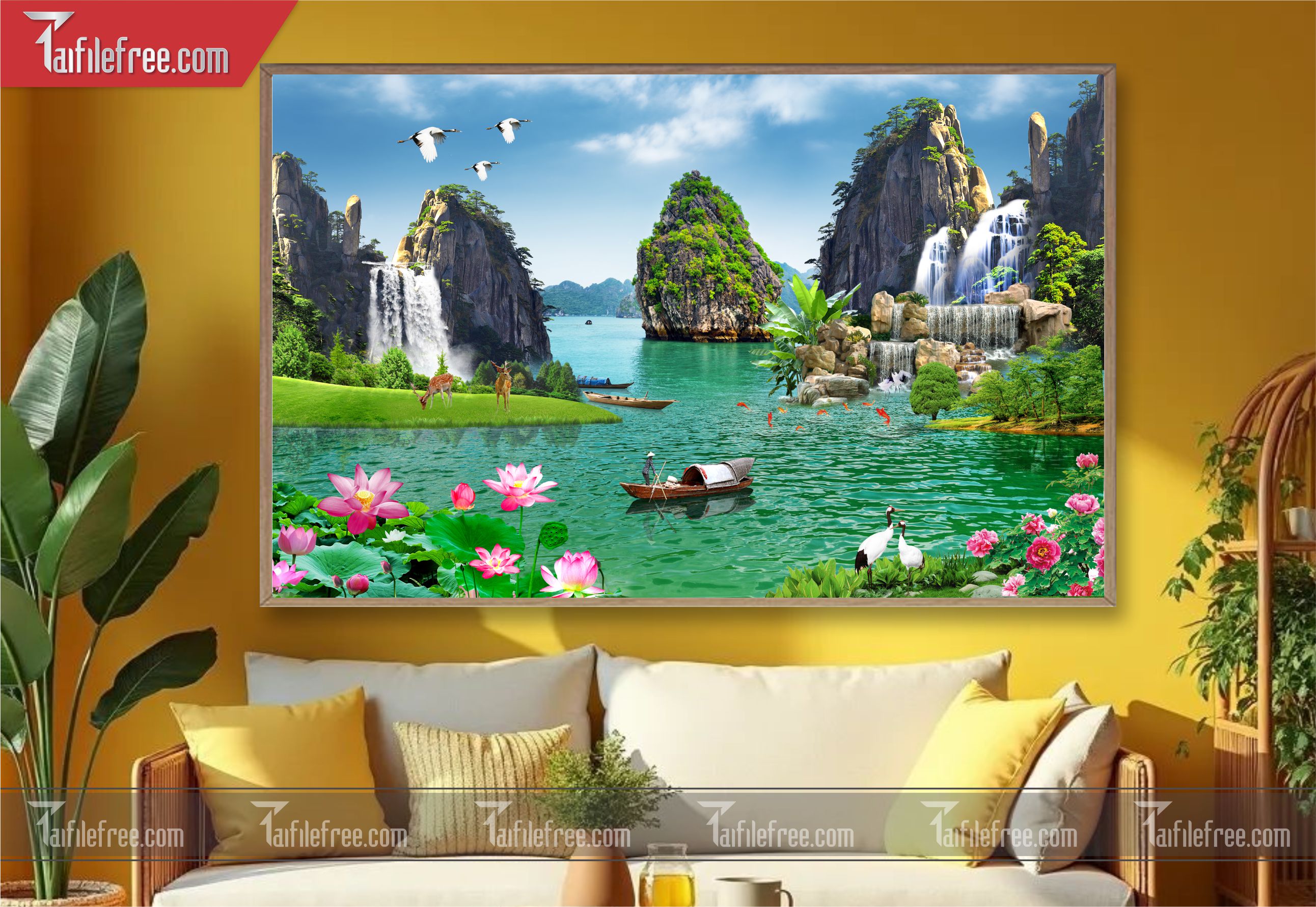 Tranh Phong Cảnh Đẹp, Tranh Sơn Thủy TC24