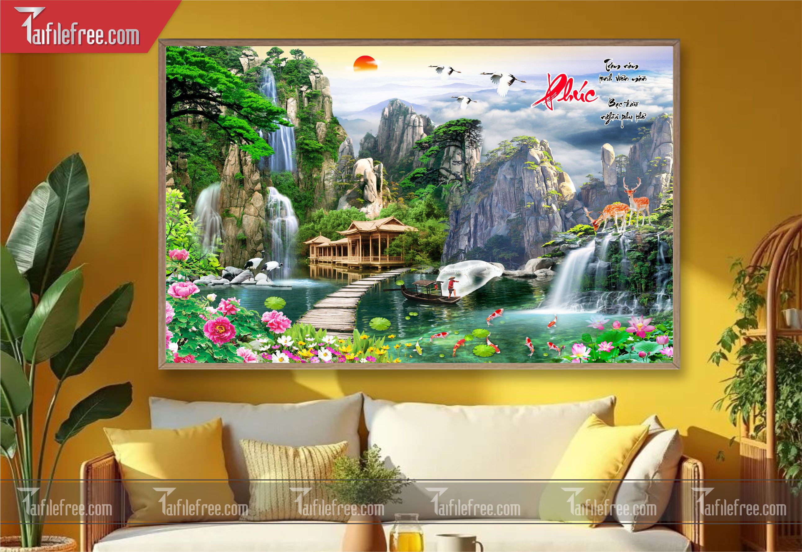 Tranh Phong Cảnh Đẹp, Tranh Sơn Thủy TC27