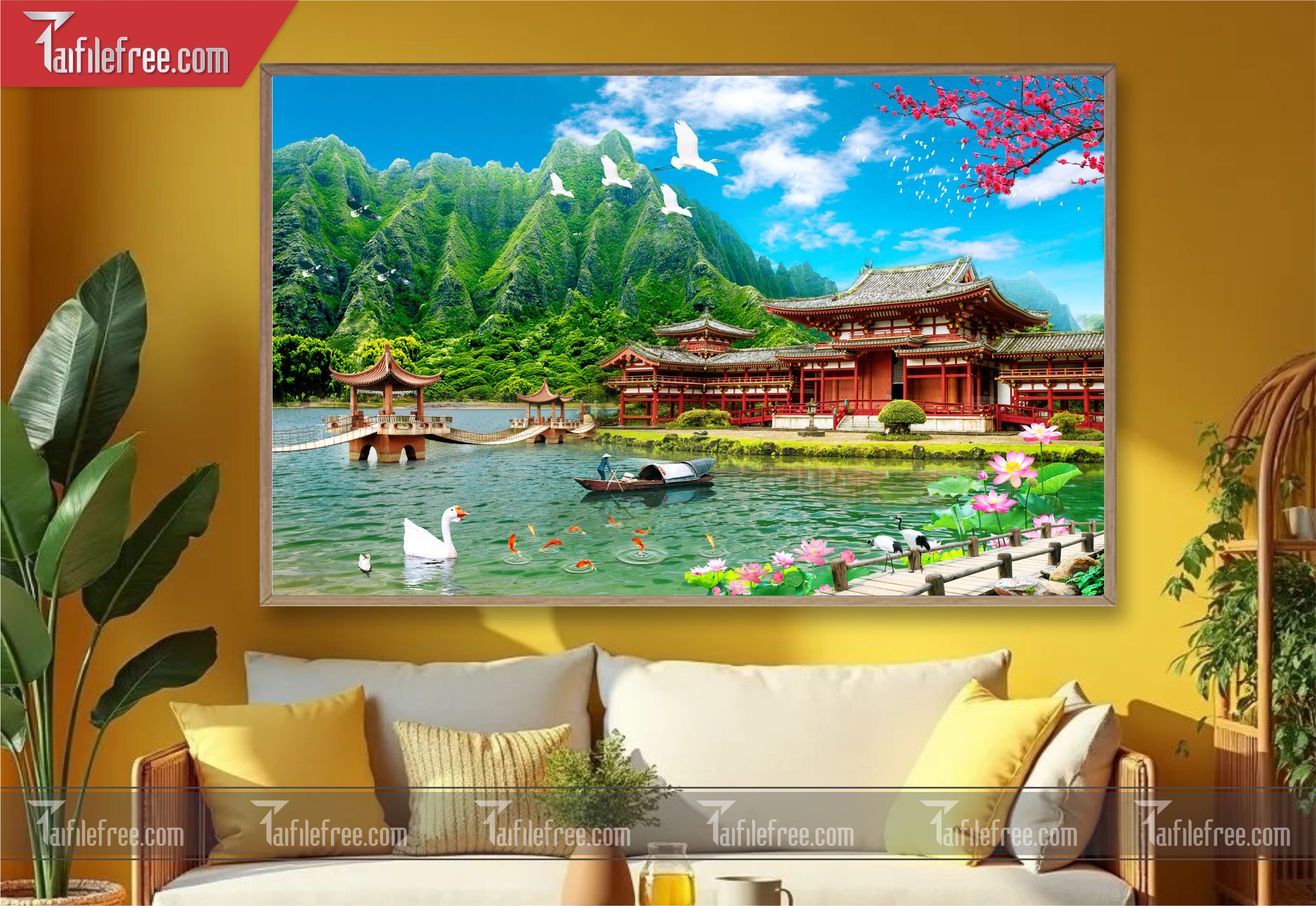 Tranh Phong Cảnh Đẹp, Tranh Sơn Thủy TC29
