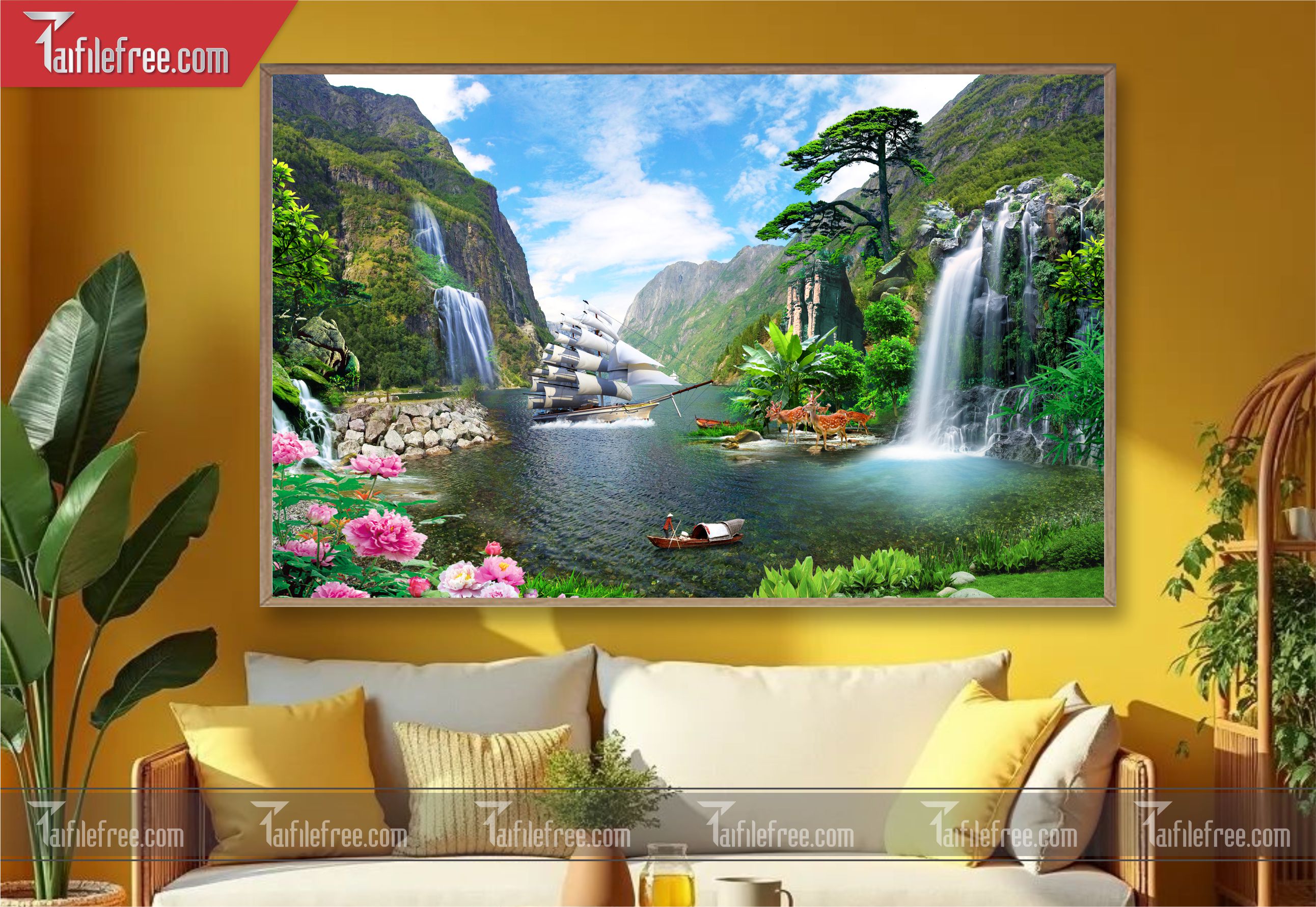 Tranh Phong Cảnh Đẹp, Tranh Sơn Thủy TC30