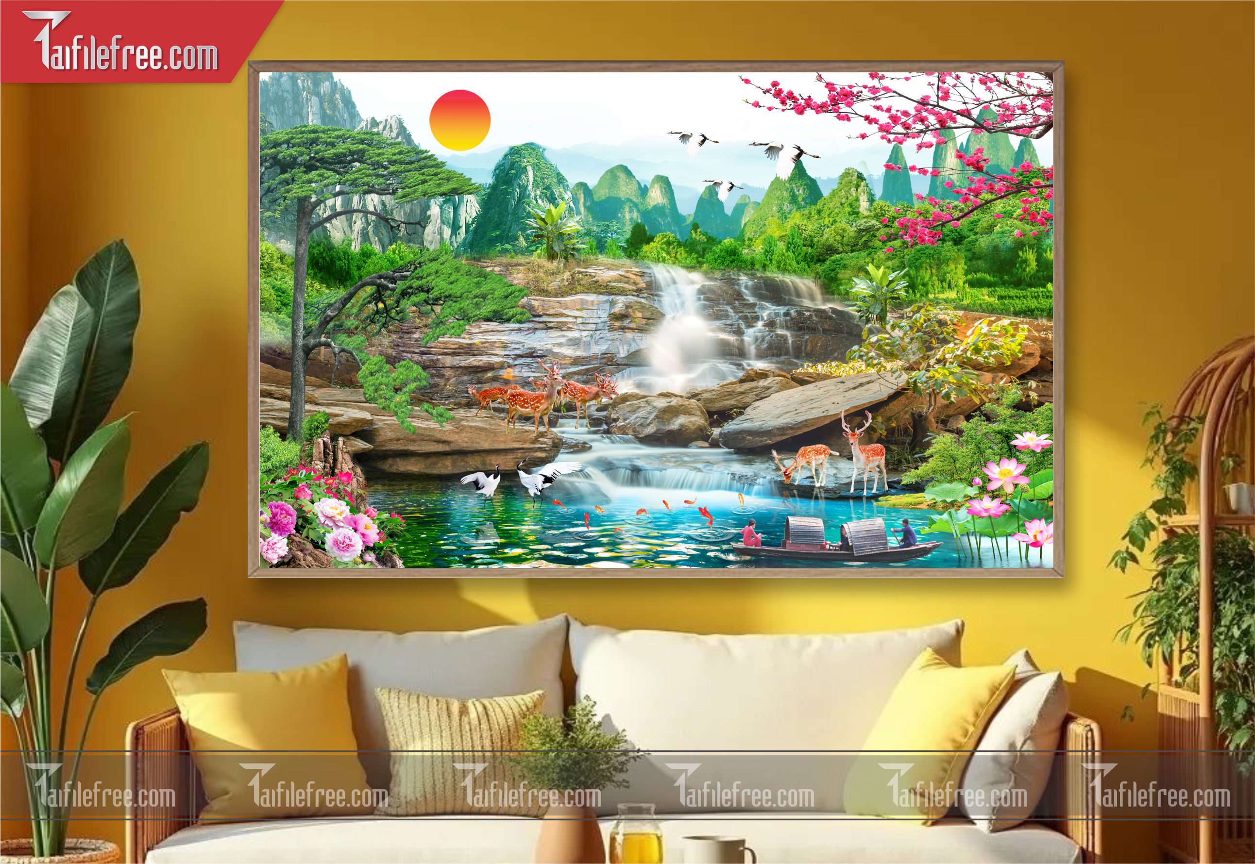 Tranh Phong Cảnh Đẹp, Tranh Sơn Thủy TC31