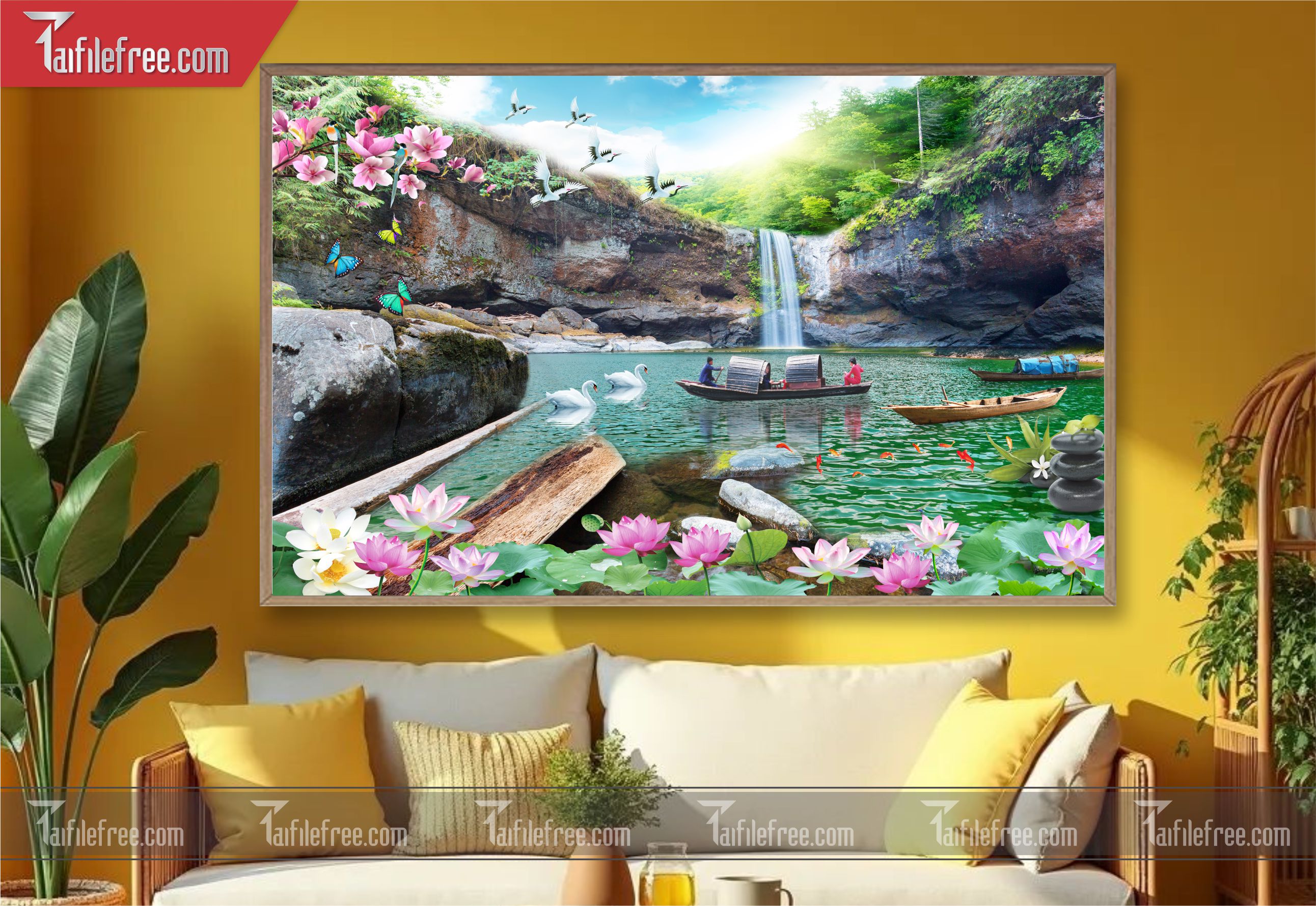 Tranh Phong Cảnh Đẹp, Tranh Sơn Thủy TC32