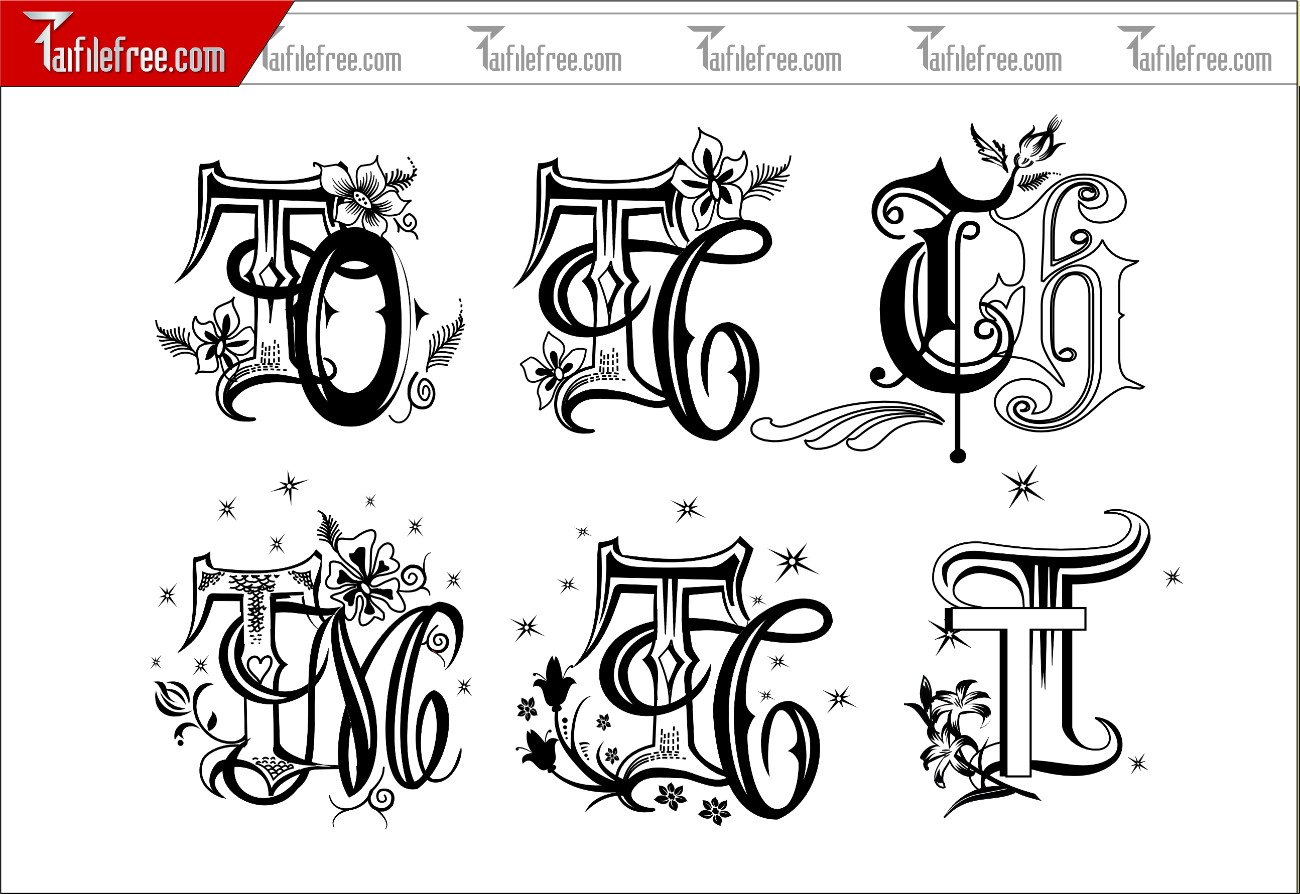 Bộ Chữ Lồng Trang Trí Thiệp Cưới_TC37