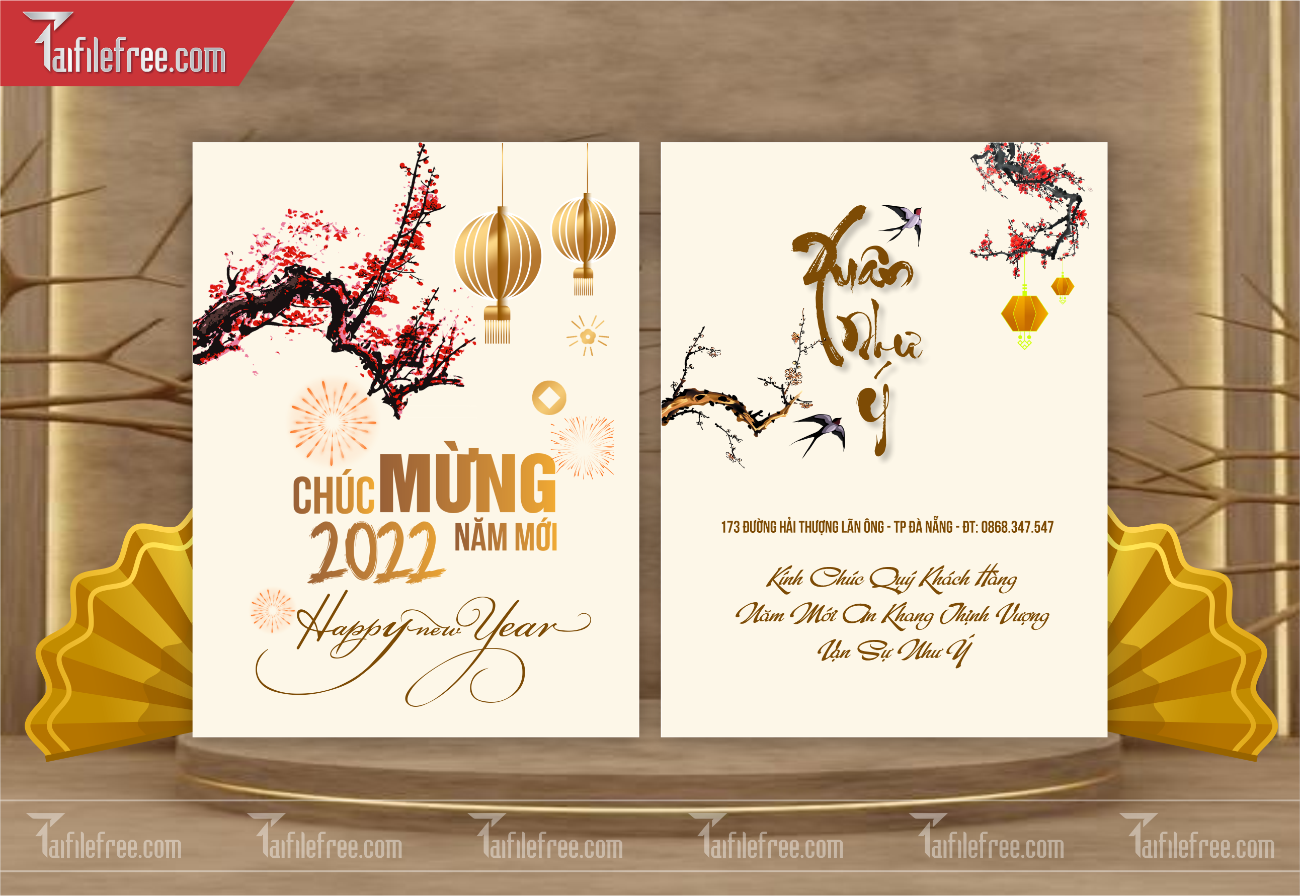 Mẫu Thiệp Chúc Tết, Thiệp Chúc Mừng Năm Mới_TCT01