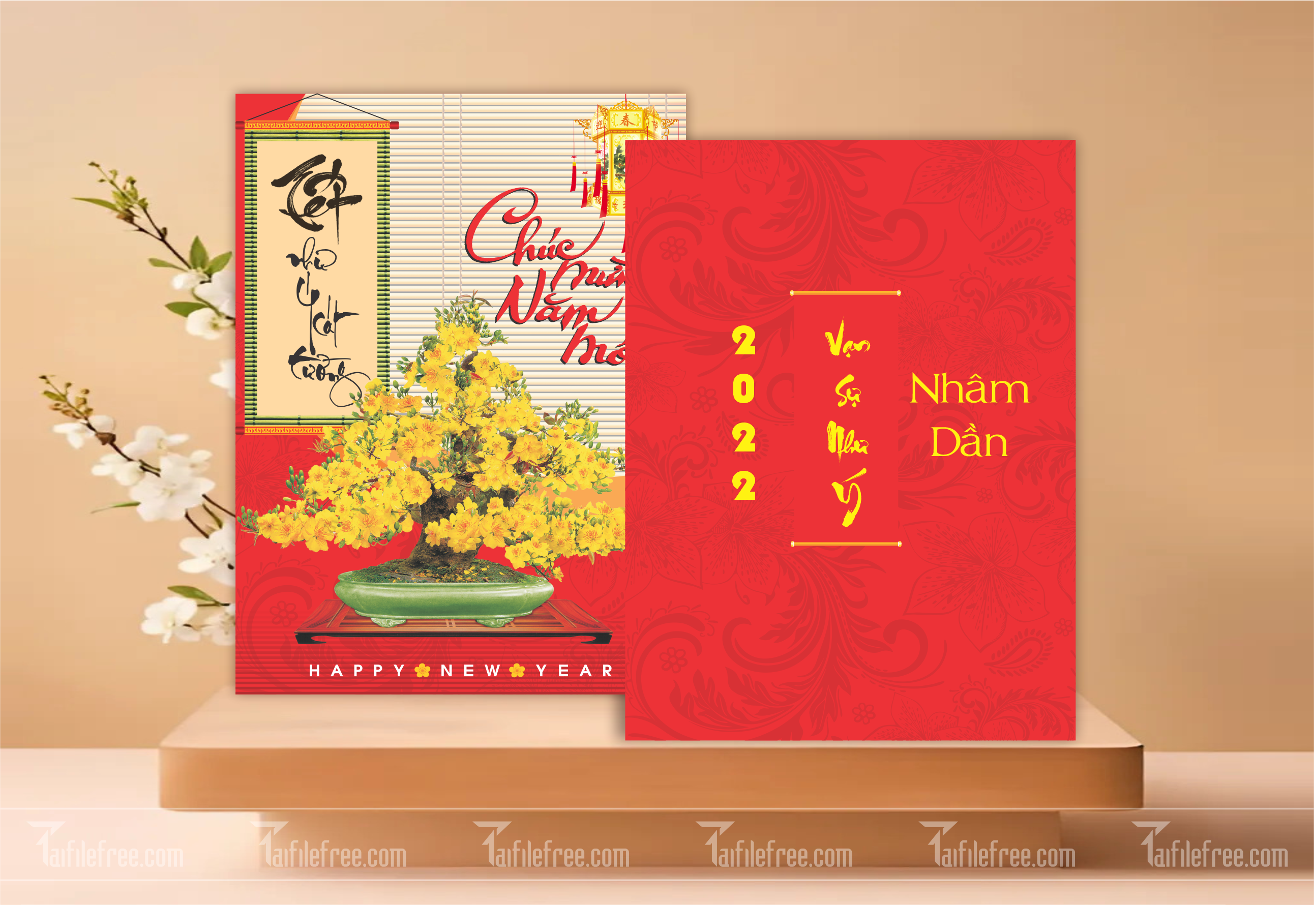 Mẫu Thiệp Chúc Tết, Thiệp Chúc Mừng Năm Mới_TCT05