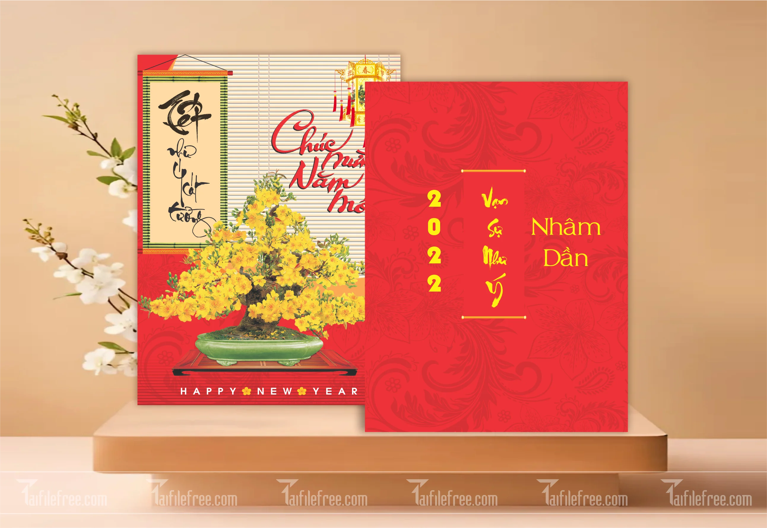 Mẫu Thiệp Chúc Tết, Thiệp Chúc Mừng Năm Mới_TCT05