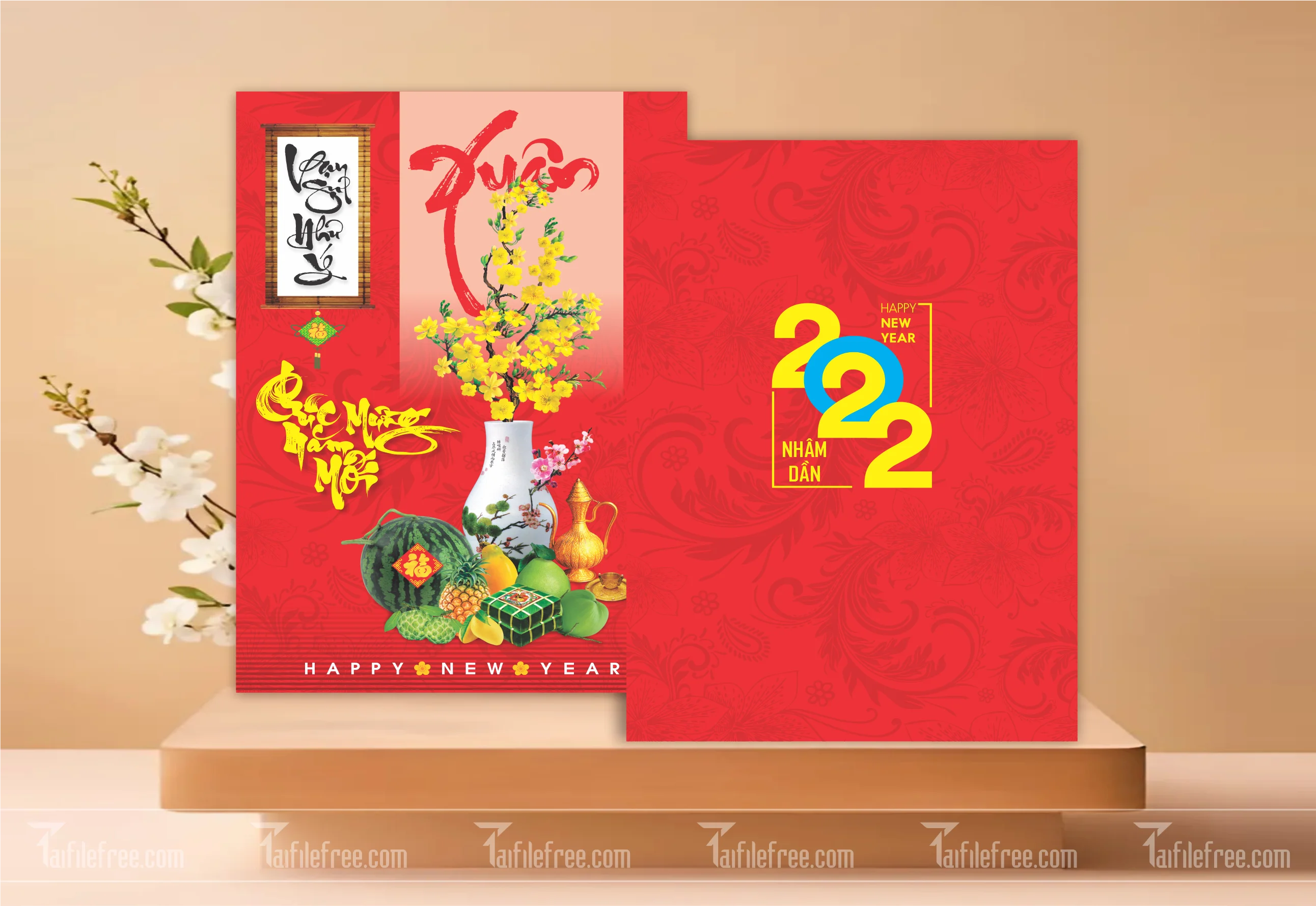 Mẫu Thiệp Chúc Tết, Thiệp Chúc Mừng Năm Mới_TCT17