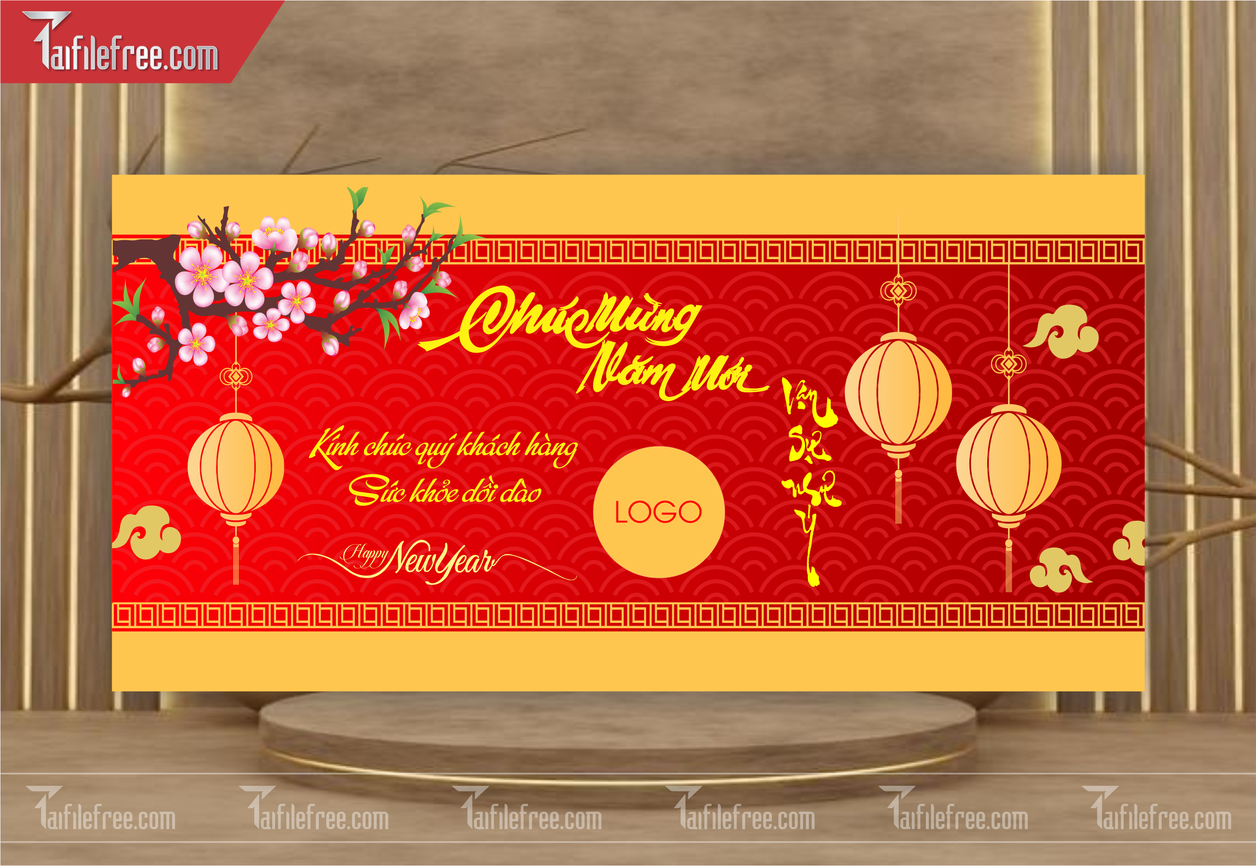 Mẫu Thiệp Chúc Tết, Thiệp Chúc Mừng Năm Mới_TCT25