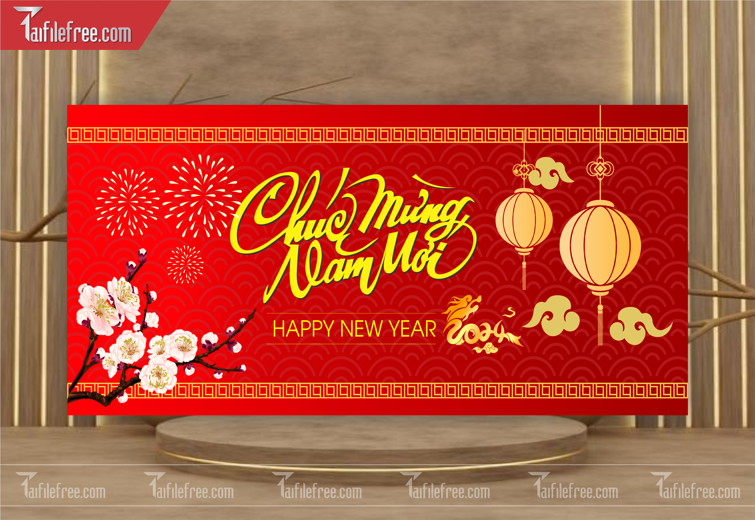 Mẫu Thiệp Chúc Tết, Thiệp Chúc Mừng Năm Mới_TCT26