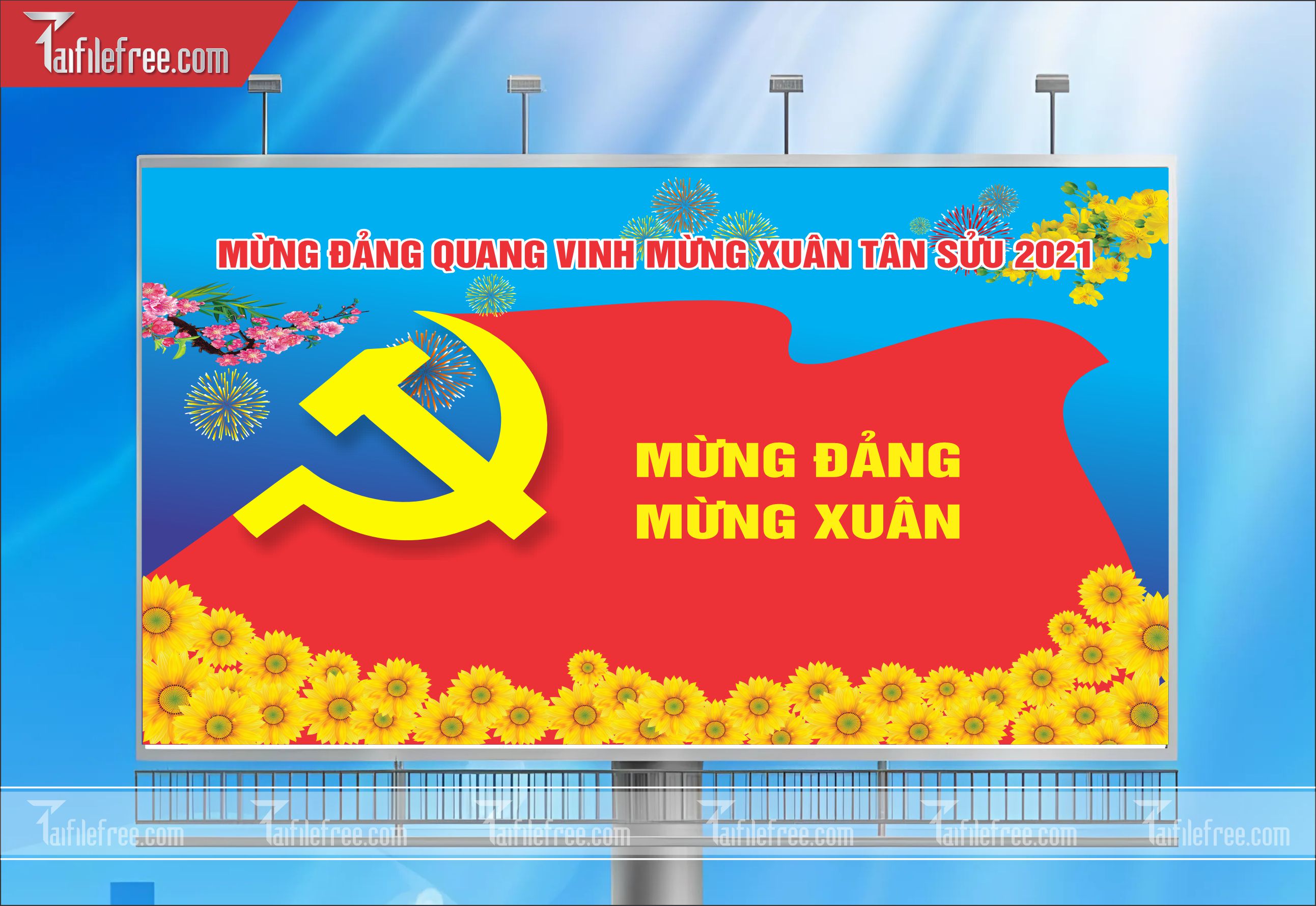 TRANH CỔ ĐỘNG MỪNG ĐẢNG MỪNG XUÂN_TD01