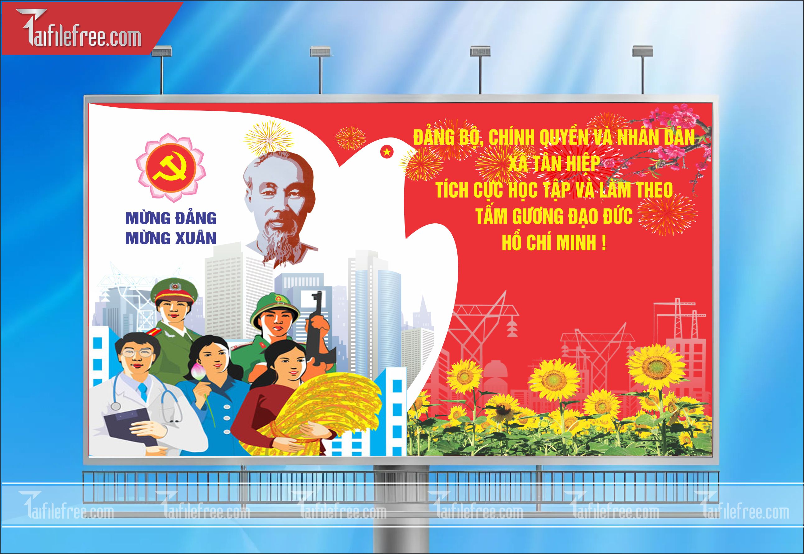 TRANH CỔ ĐỘNG MỪNG ĐẢNG, MỪNG XUÂN_TD13