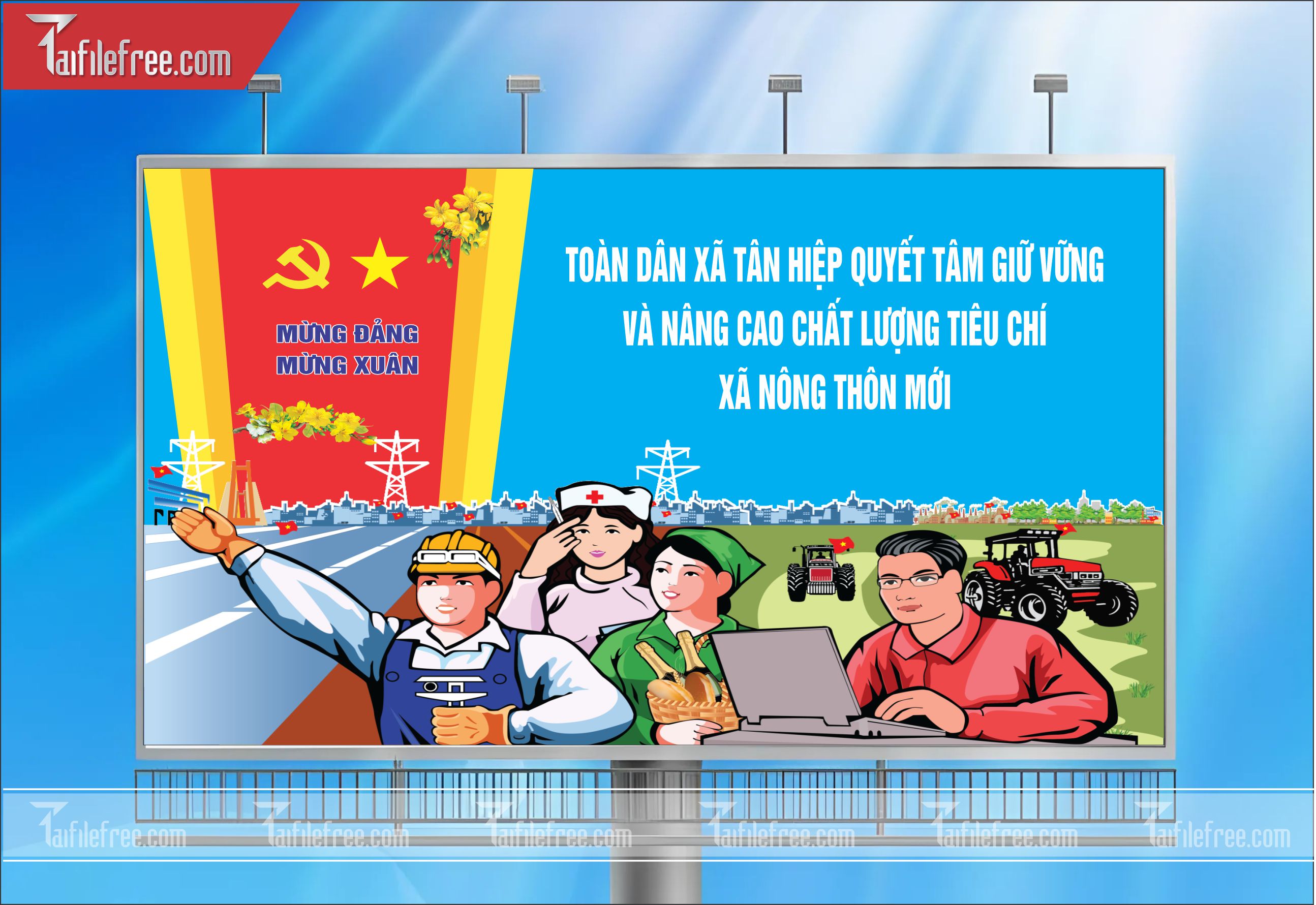TRANH CỔ ĐỘNG MỪNG ĐẢNG, MỪNG XUÂN_TD06