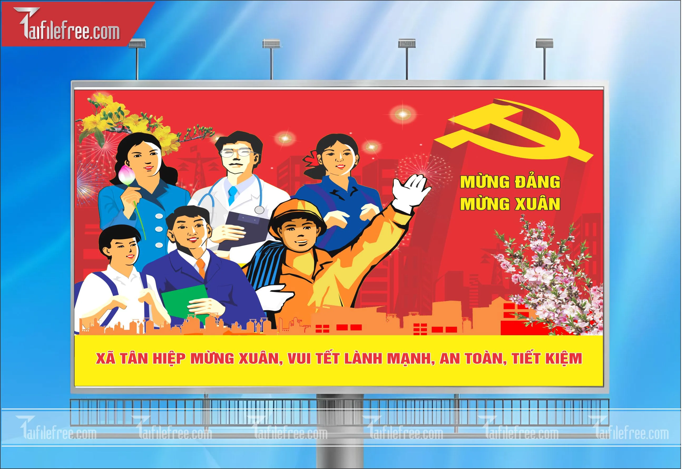 TRANH CỔ ĐỘNG MỪNG ĐẢNG, MỪNG XUÂN_TD09