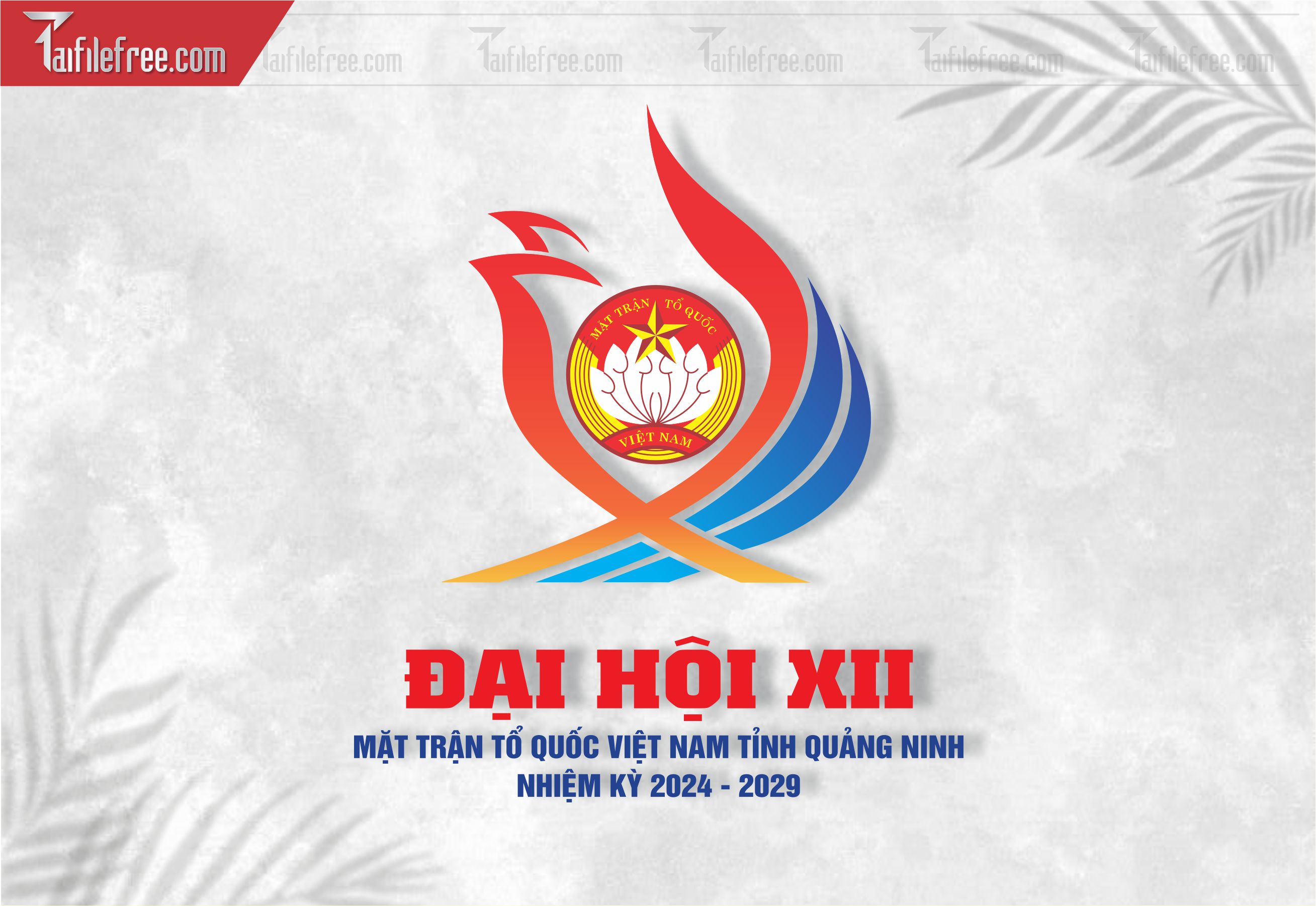 Logo Đại Hội Mặt Trận Tổ Quốc Việt Nam Khóa XII_TD124