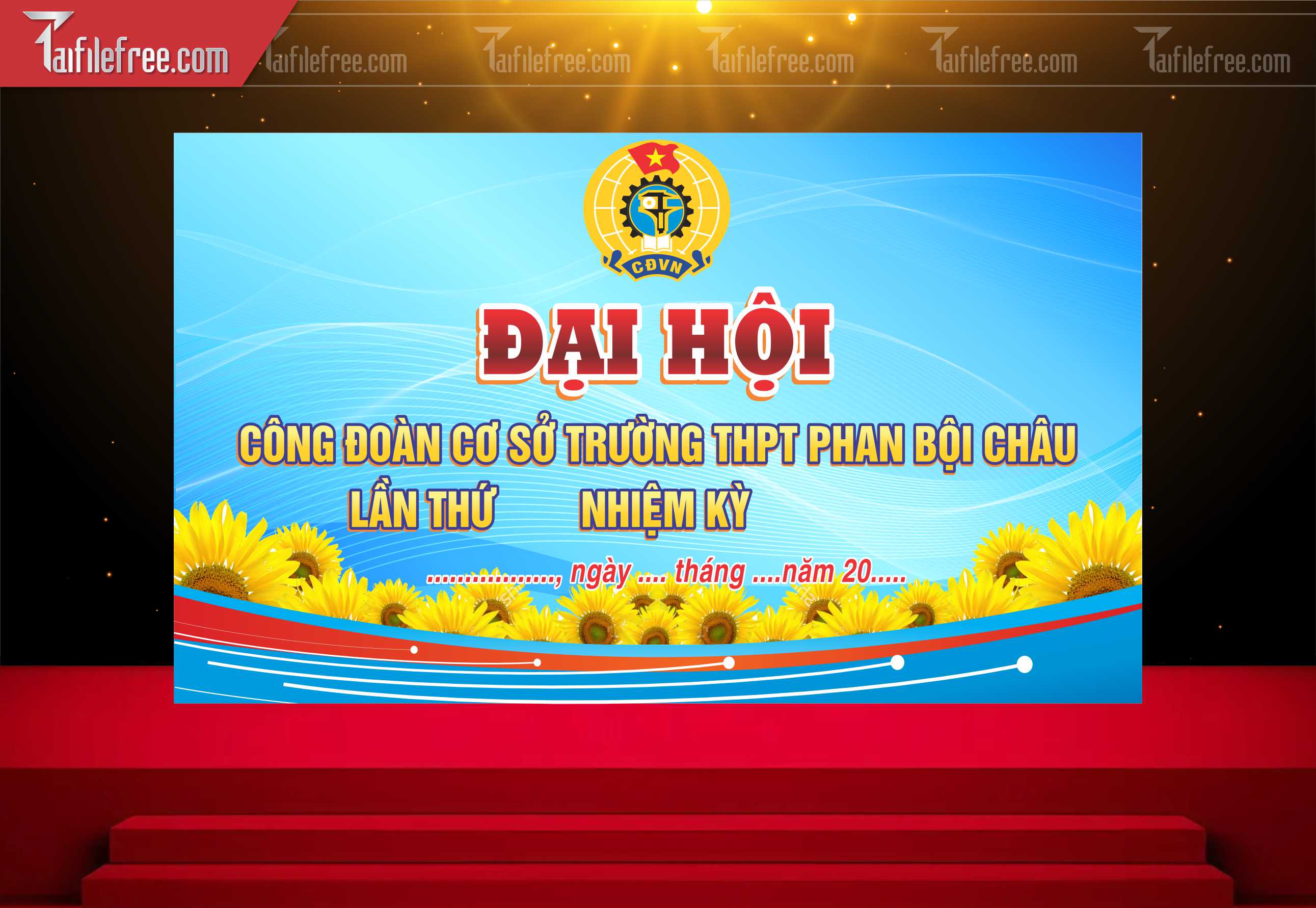 Maket Đại Hội Công Đoàn_TD237
