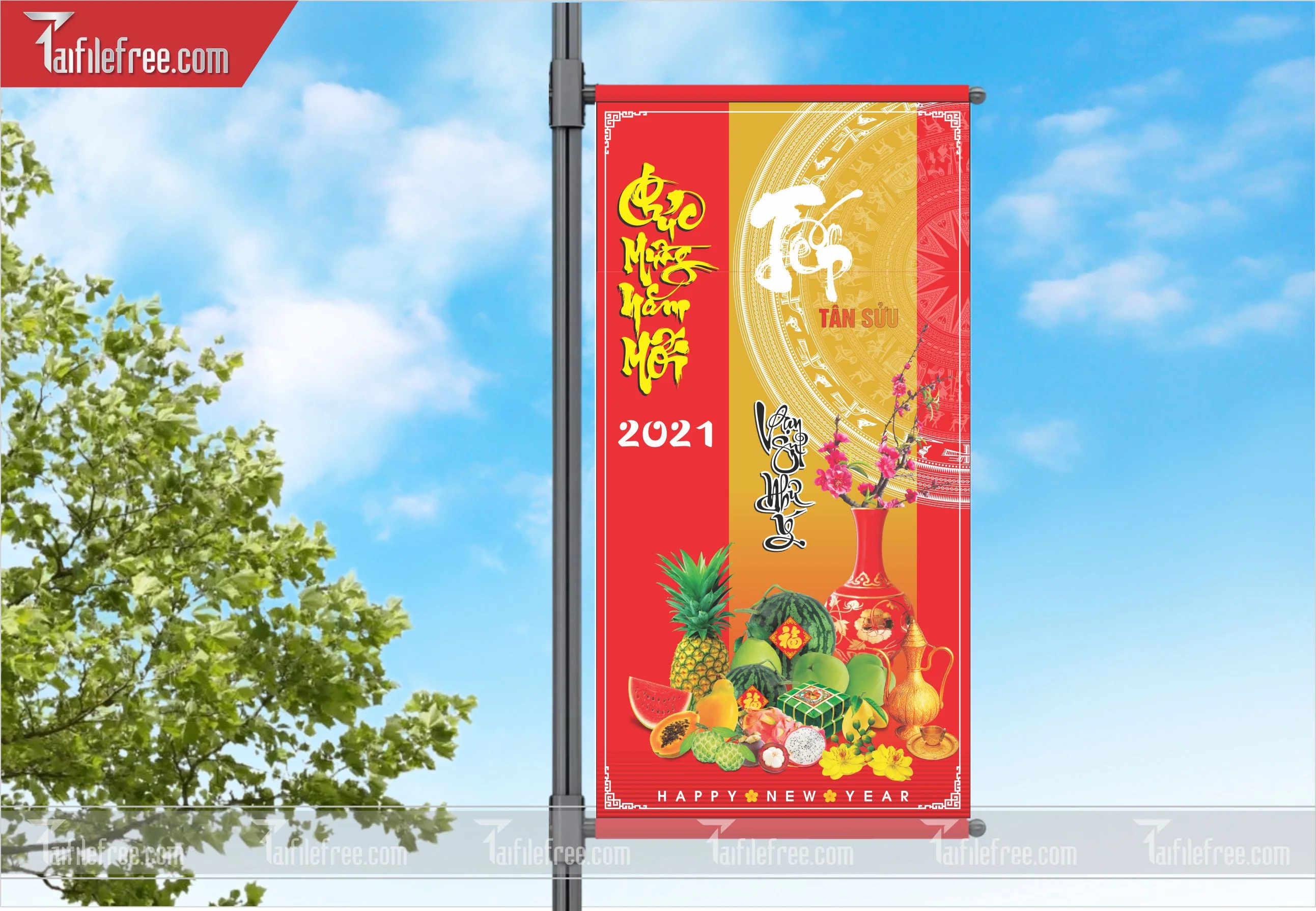 Phướn, Tranh Cổ Động Mừng Đảng Mừng Xuân, Kỷ Niệm Ngày Thành Lập Đảng Cộng sản Việt Nam_TD34