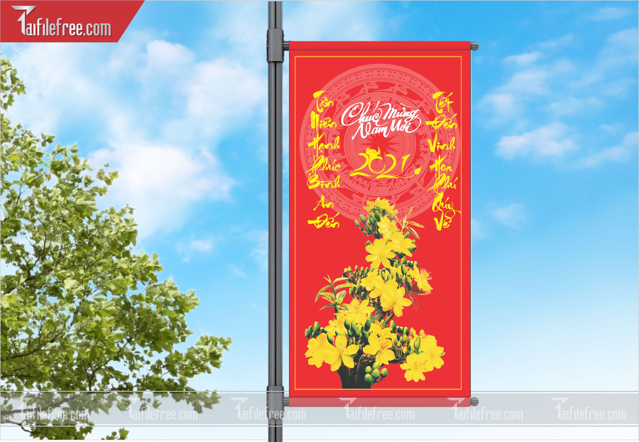 Phướn Mừng Xuân, Chúc Mừng Năm Mới_TD41