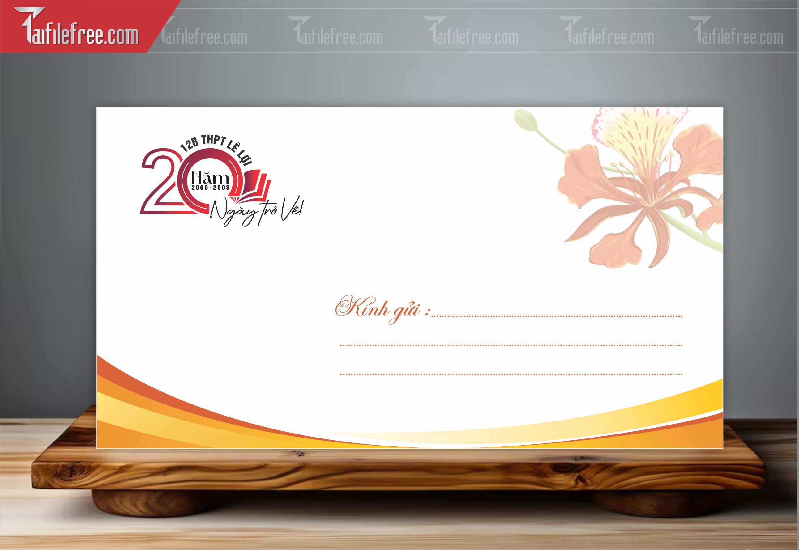 File Thiết Kế Bì Thư Giấy Mời_TD55