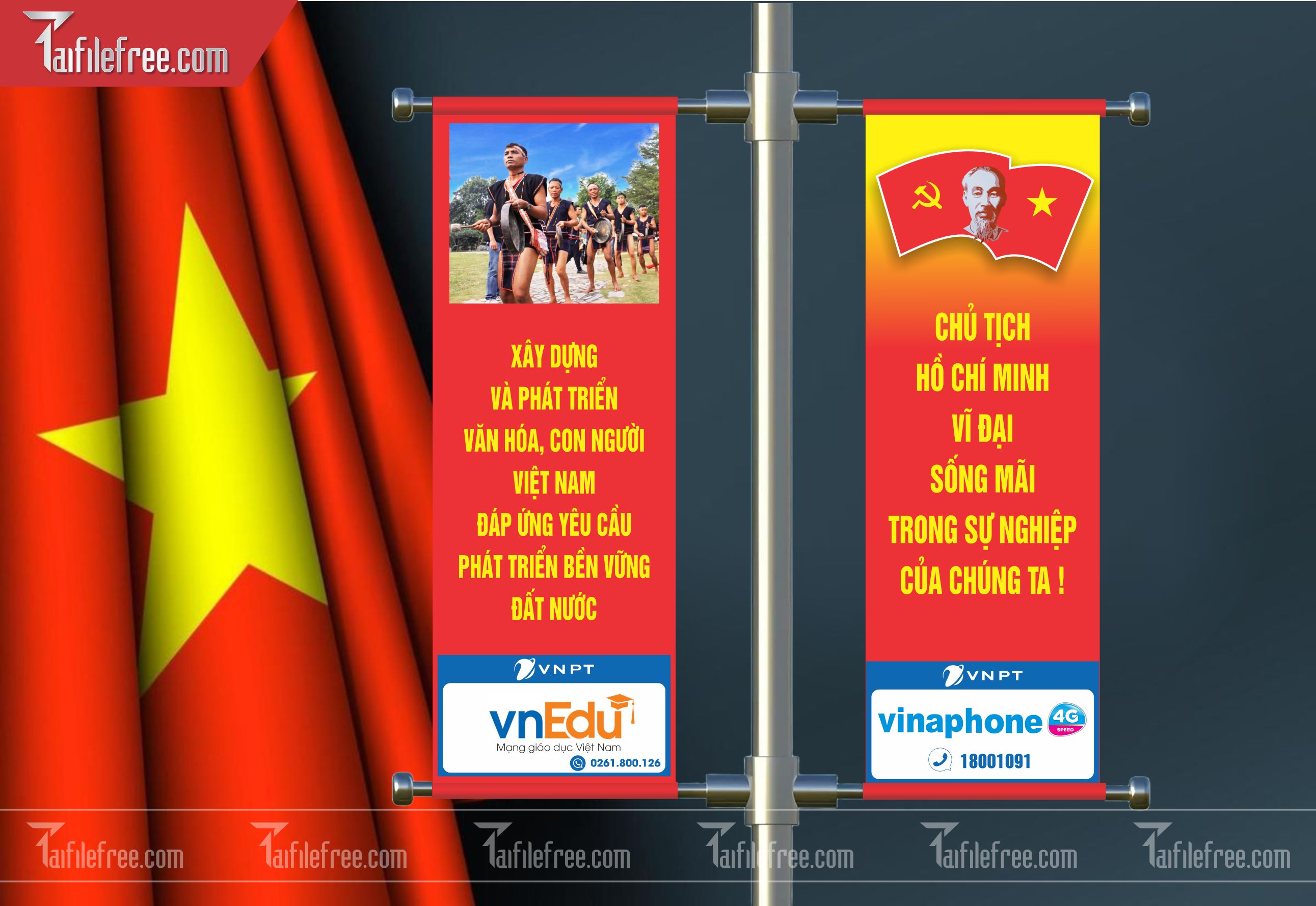 Mẫu Phướn Đại Hội Đảng Bộ_TD63