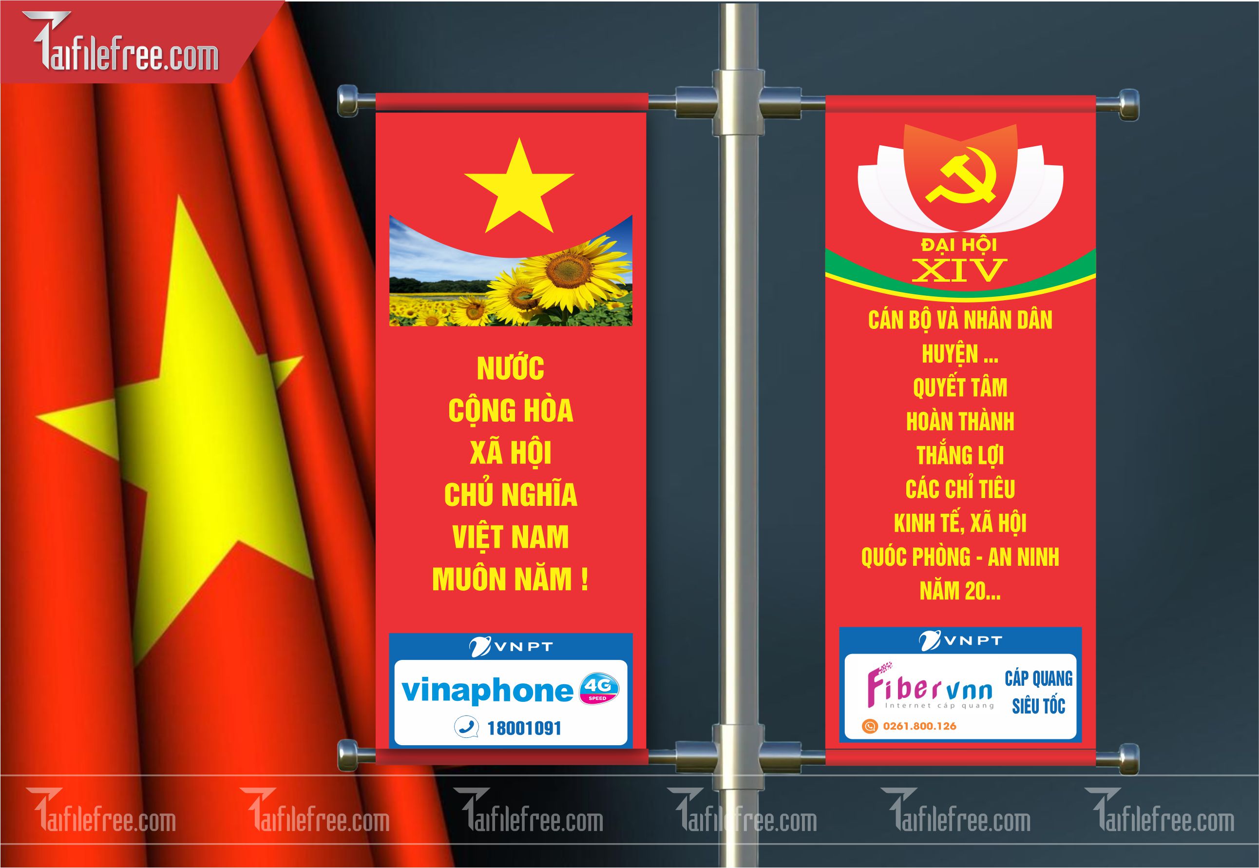 Mẫu Phướn Đại Hội Đảng Bộ_TD65