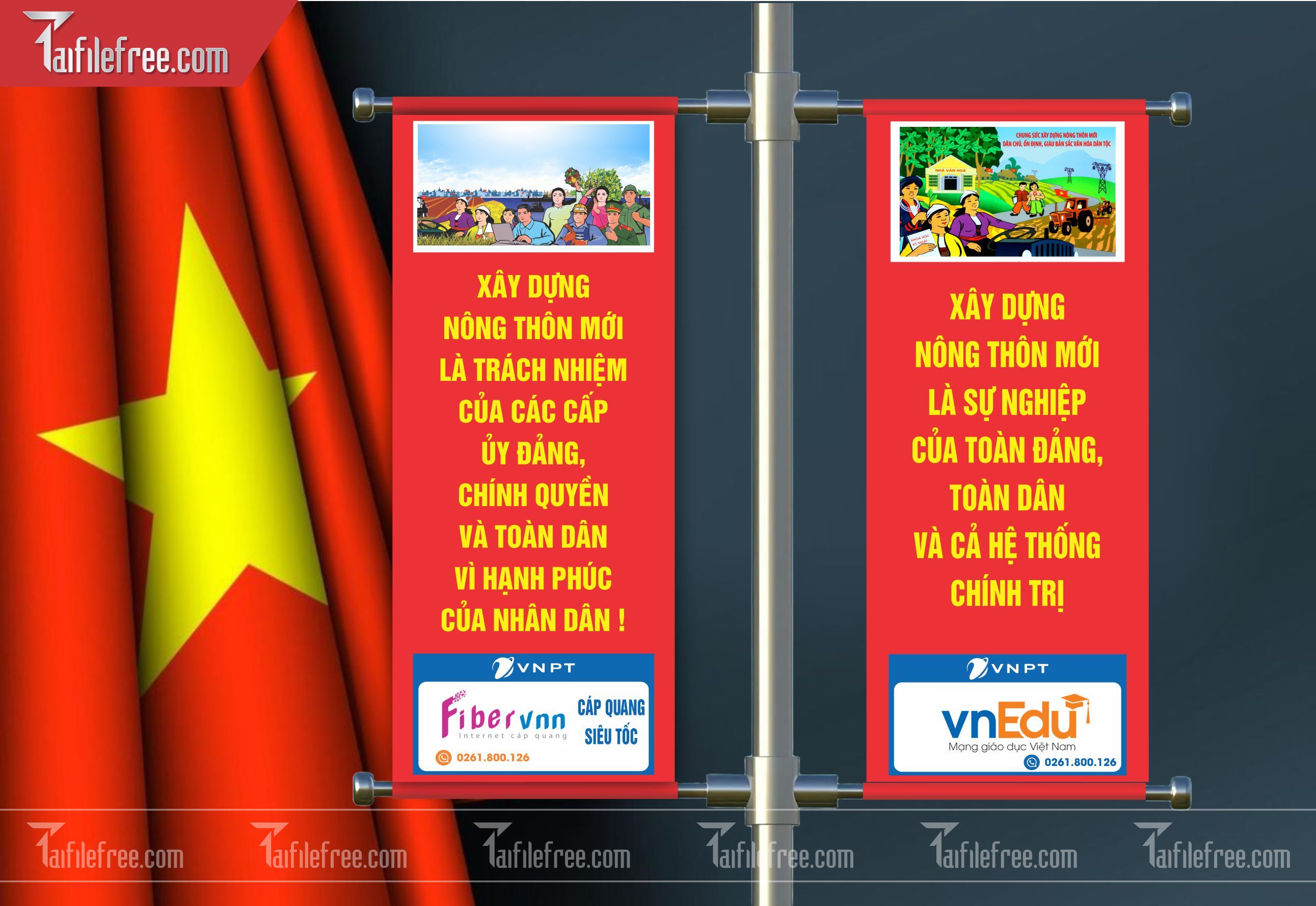 Mẫu Phướn Đại Hội Đảng Bộ_TD66
