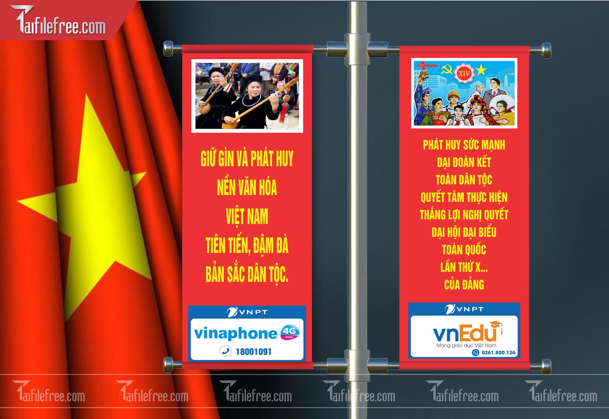 Mẫu Phướn Đại Hội Đảng Bộ_TD67