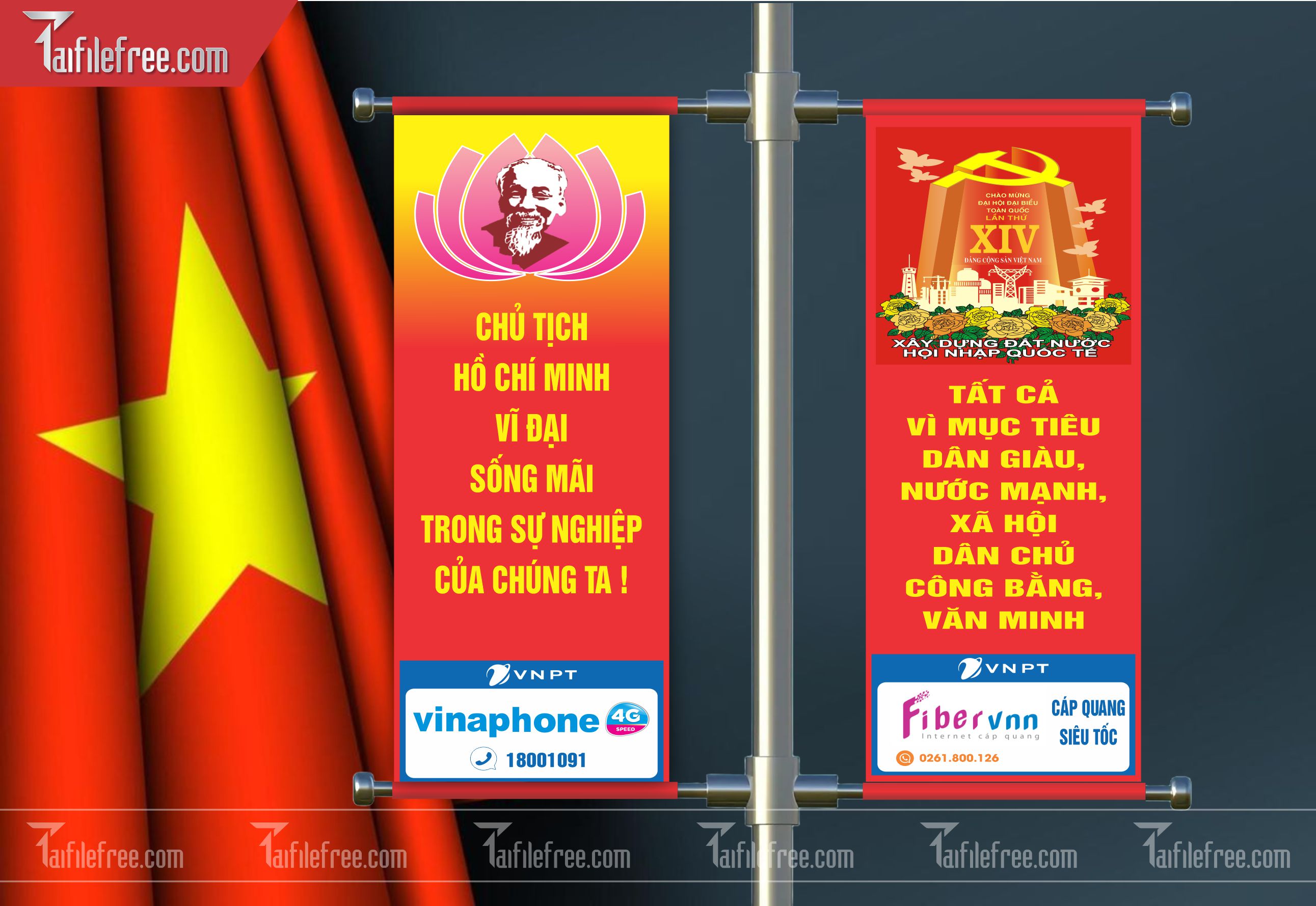 Mẫu Phướn Đại Hội Đảng Bộ_TD68