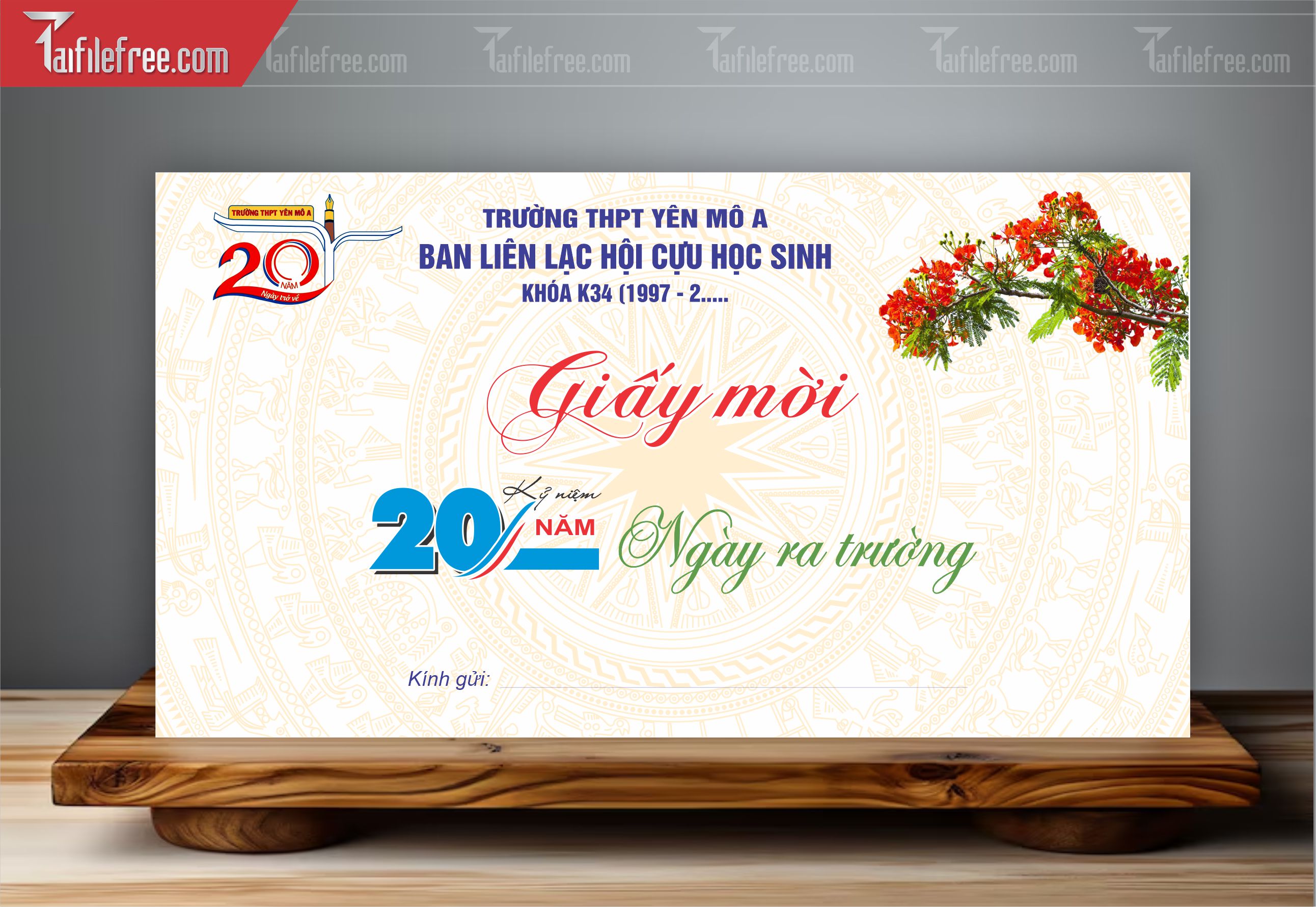 File Thiết Kế Giấy Mời Ngày Ra Trường_TD80