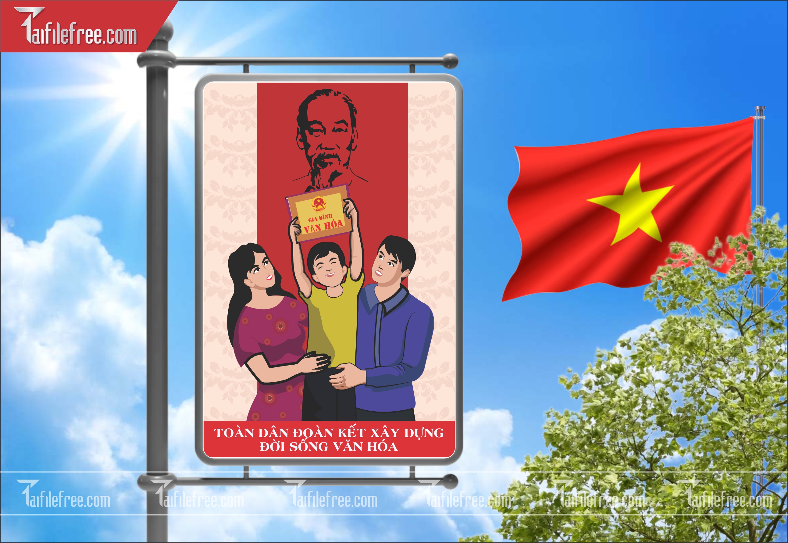 Baner Tuyên Truyền Ngày Gia Đình Việt Nam_TGD02
