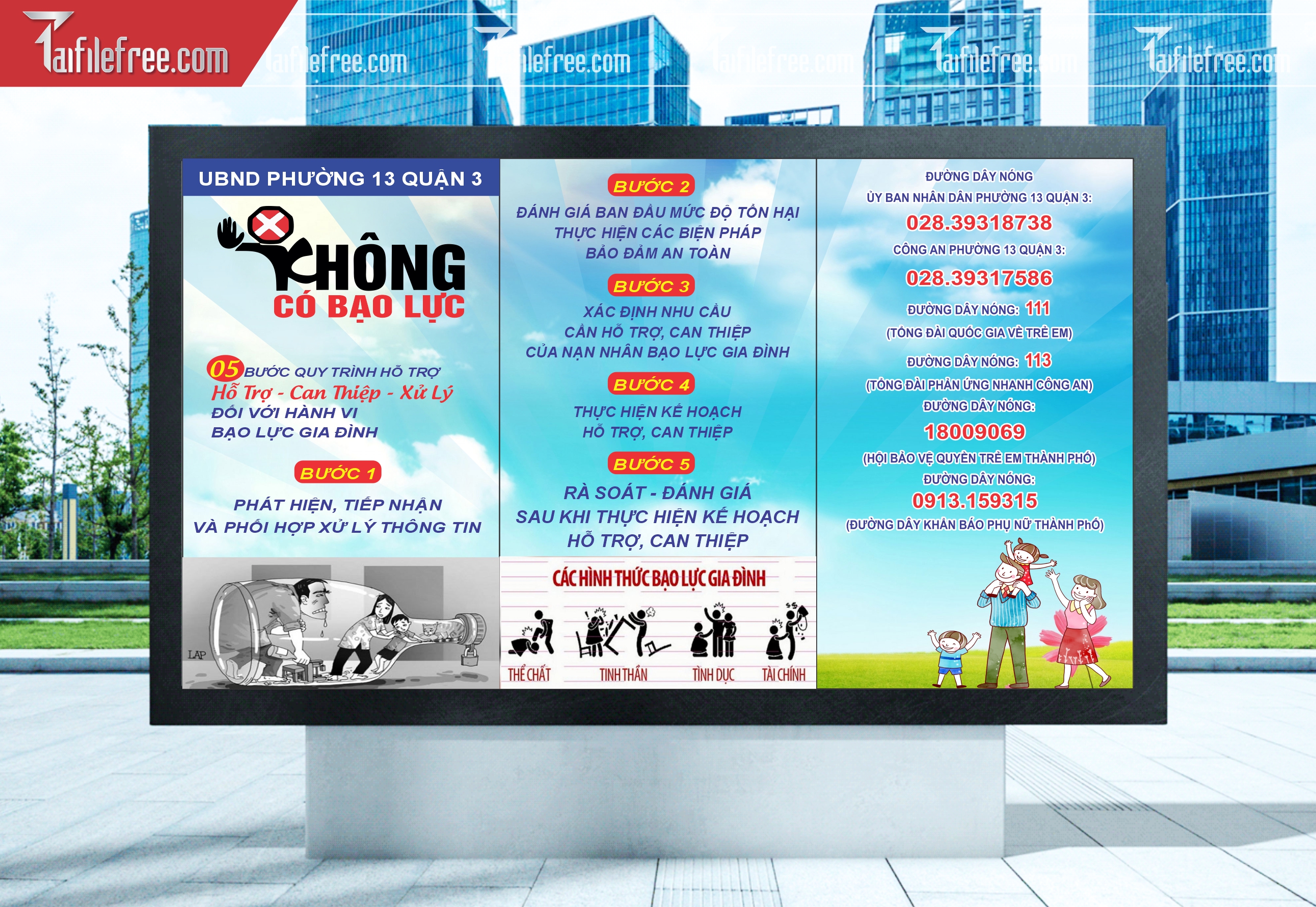 Baner Tuyên Truyền Ngày Gia Đình Việt Nam, Dân Số Kế Hoạch Hóa Gia Đình_TGD10